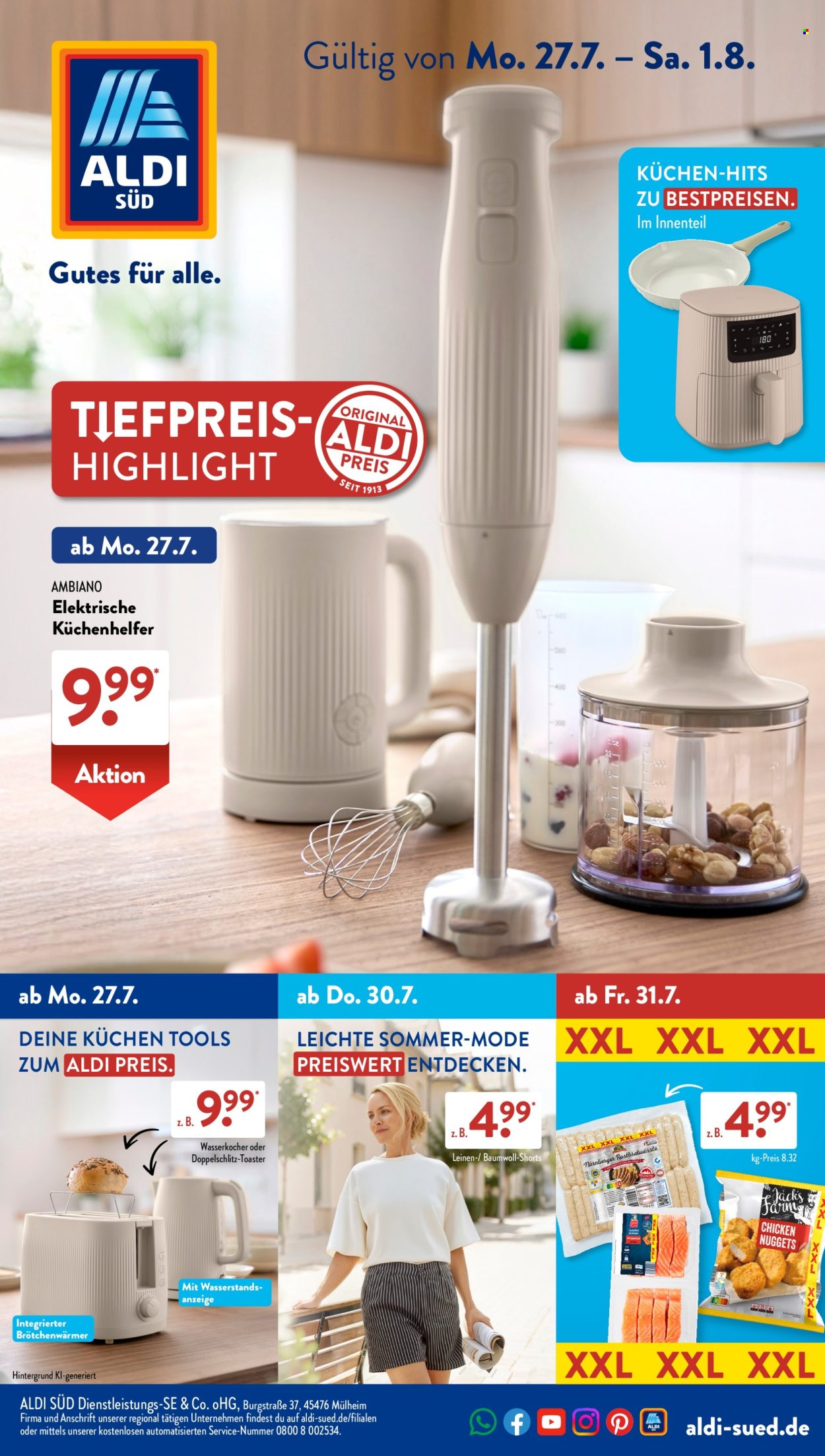 ALDI SÜD Prospekte  - 13.07.2026 - 13.07.2026. Seite 1