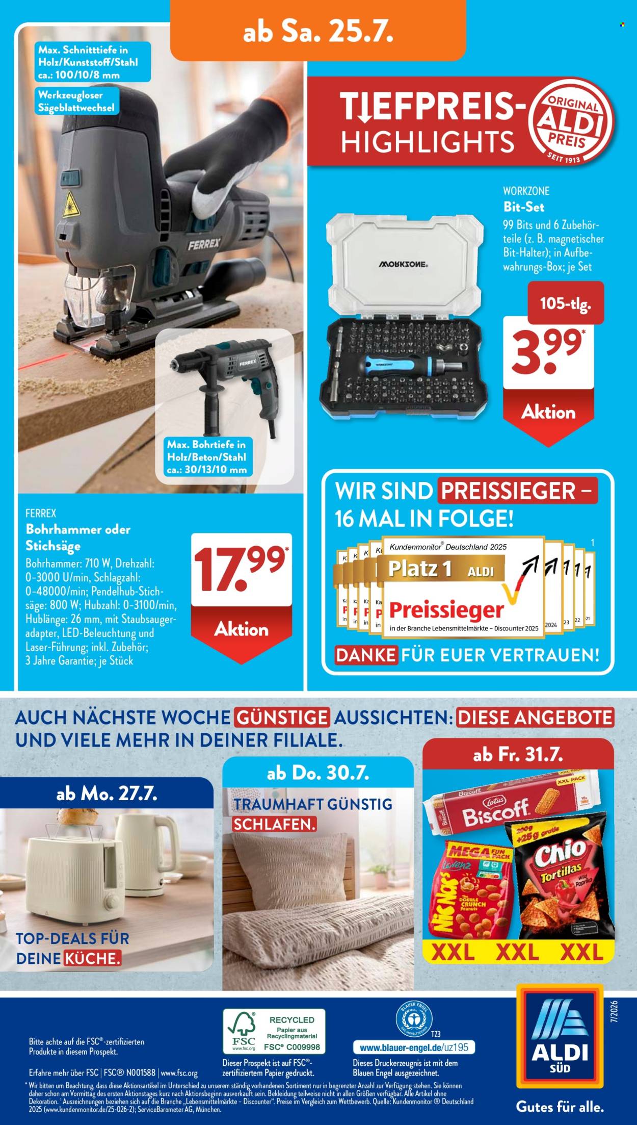 ALDI SÜD Prospekte  - 20.07.2026 - 25.07.2026. Seite 25