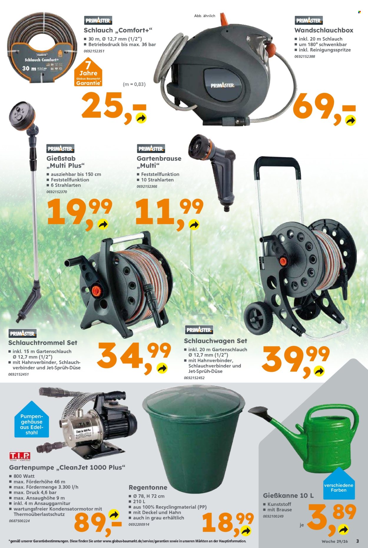 Globus Baumarkt Prospekte  - 13.07.2026 - 18.07.2026. Seite 3