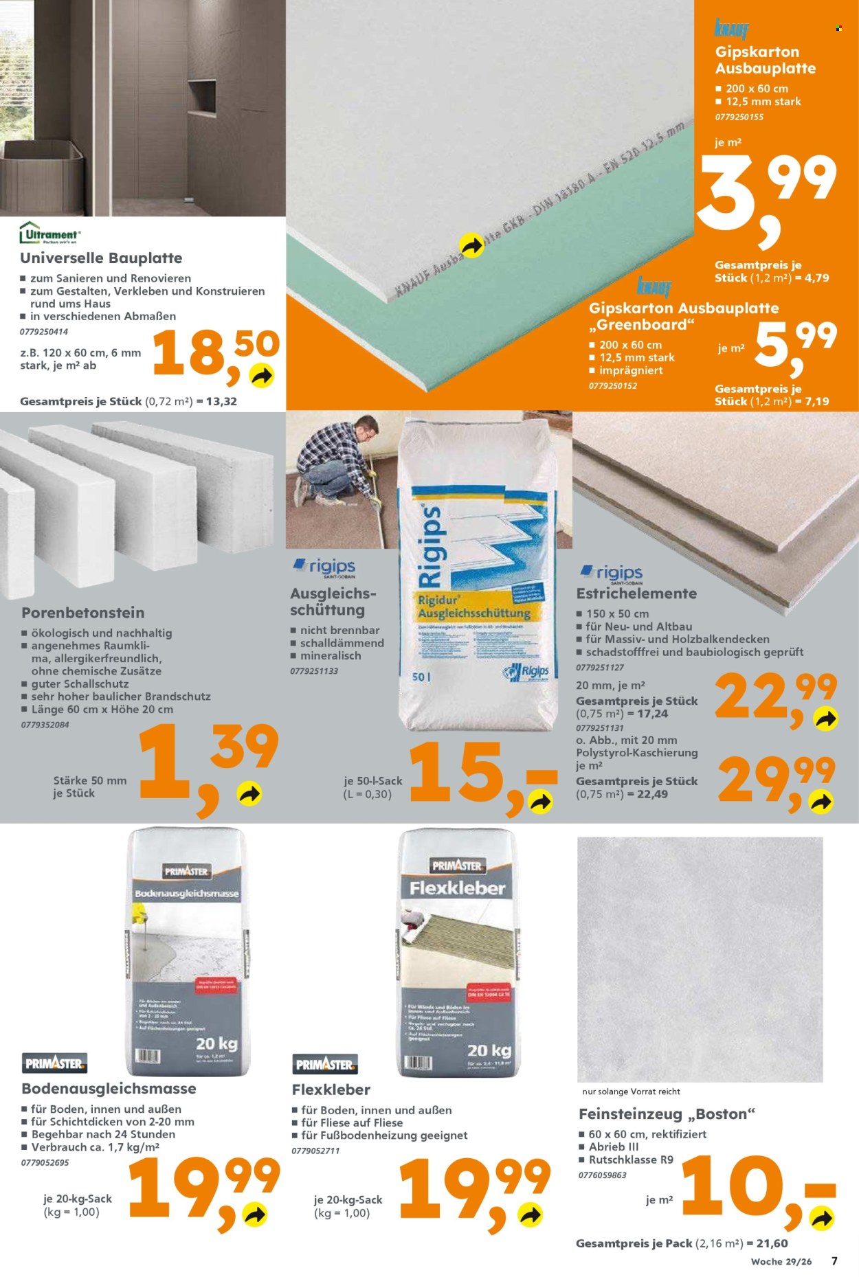 Globus Baumarkt Prospekte  - 13.07.2026 - 18.07.2026. Seite 7