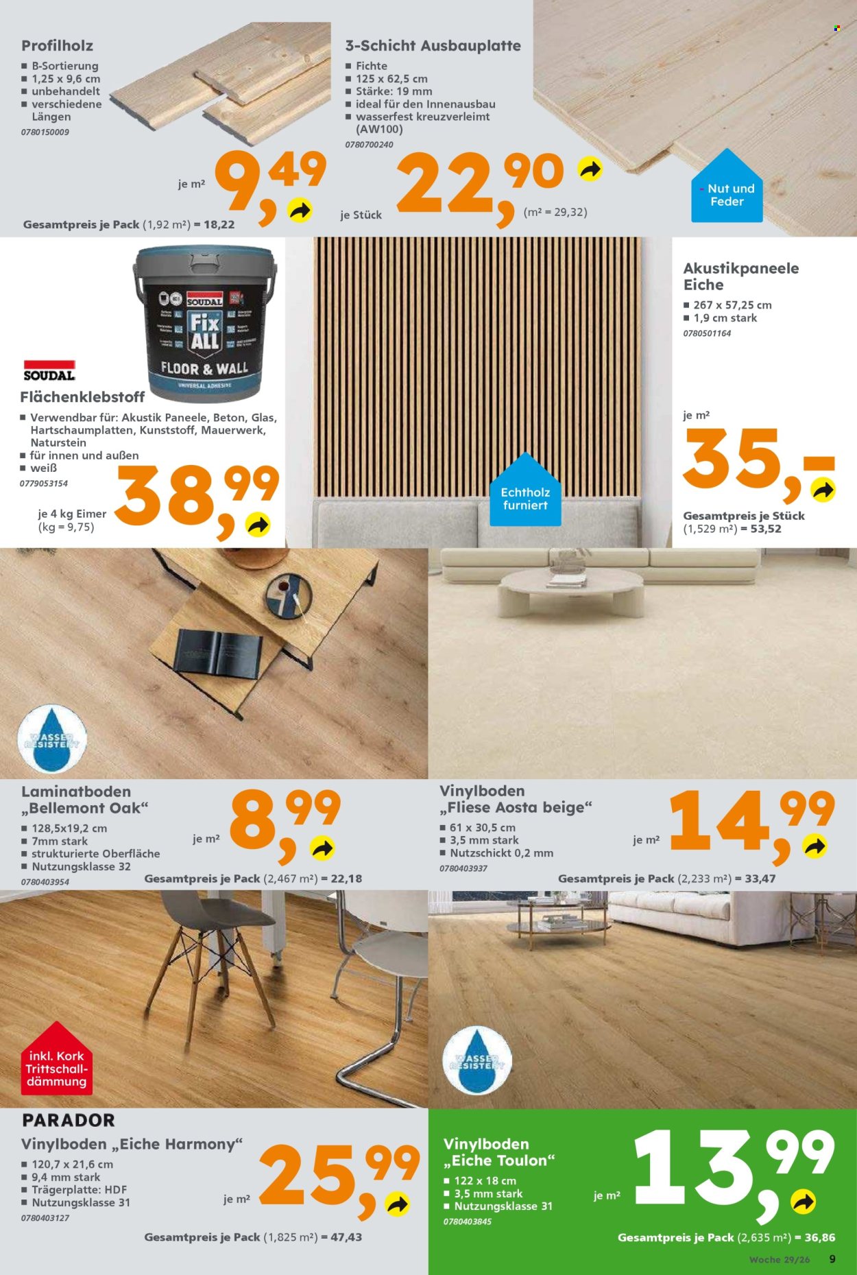 Globus Baumarkt Prospekte  - 13.07.2026 - 18.07.2026. Seite 9