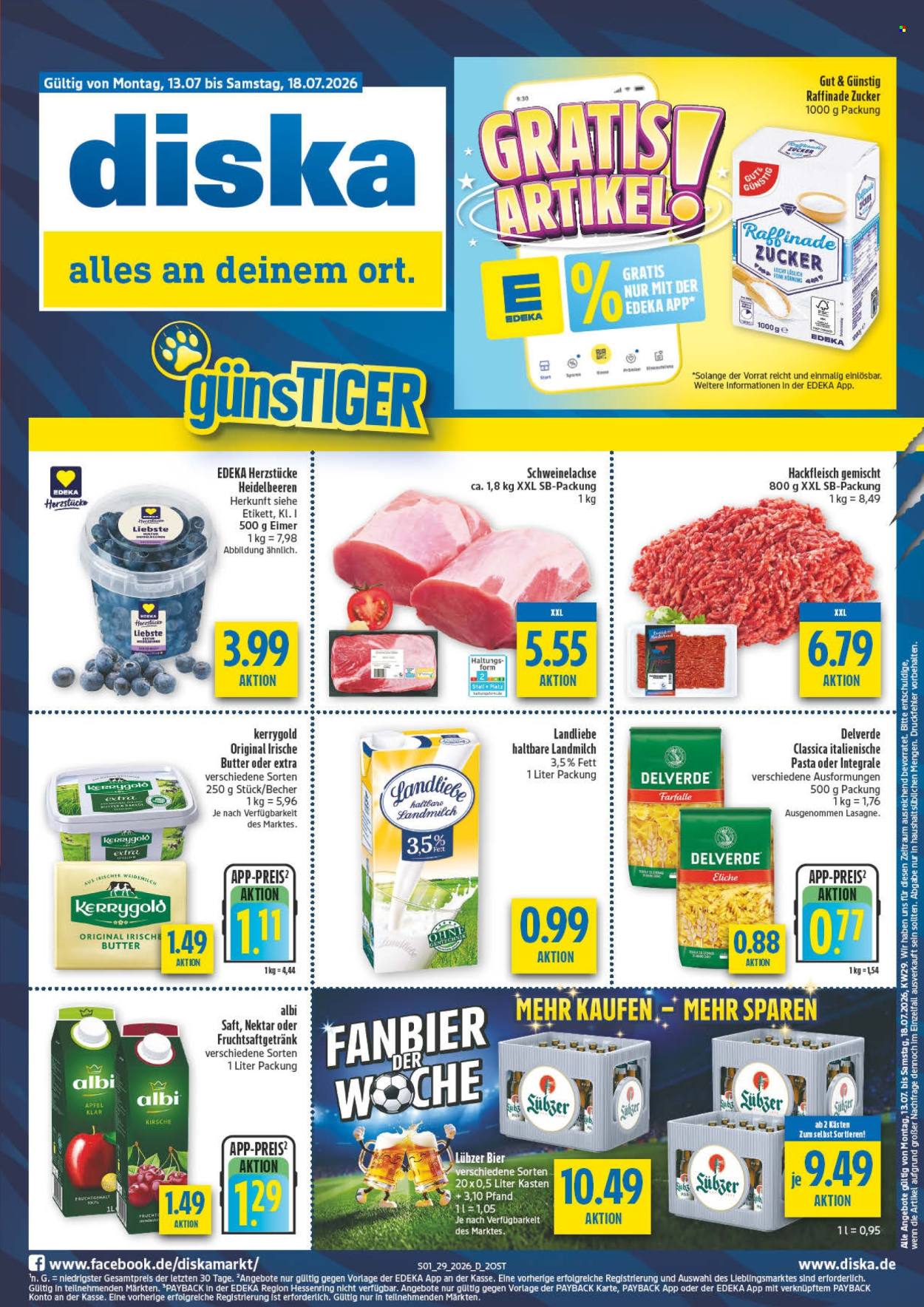 Diska Prospekte  - 13.07.2026 - 18.07.2026. Seite 1