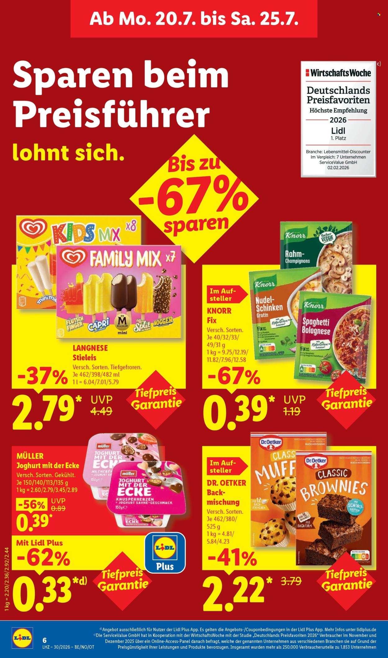 Lidl Prospekte  - 20.07.2026 - 25.07.2026. Seite 14