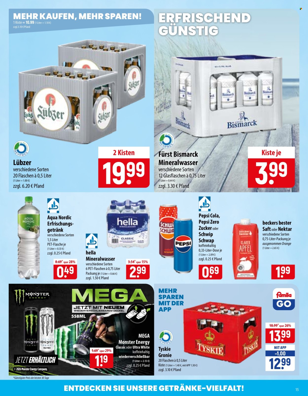 famila Prospekte  - 13.07.2026 - 18.07.2026. Seite 15