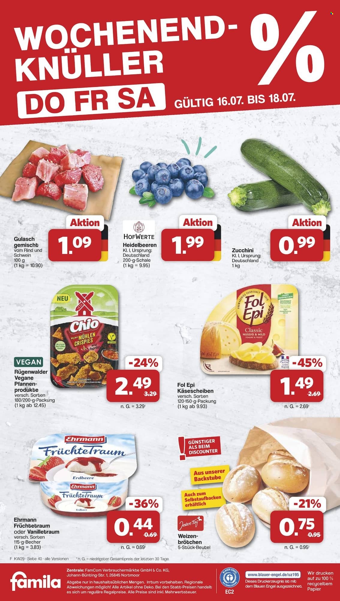 famila Prospekte  - 13.07.2026 - 18.07.2026. Seite 40