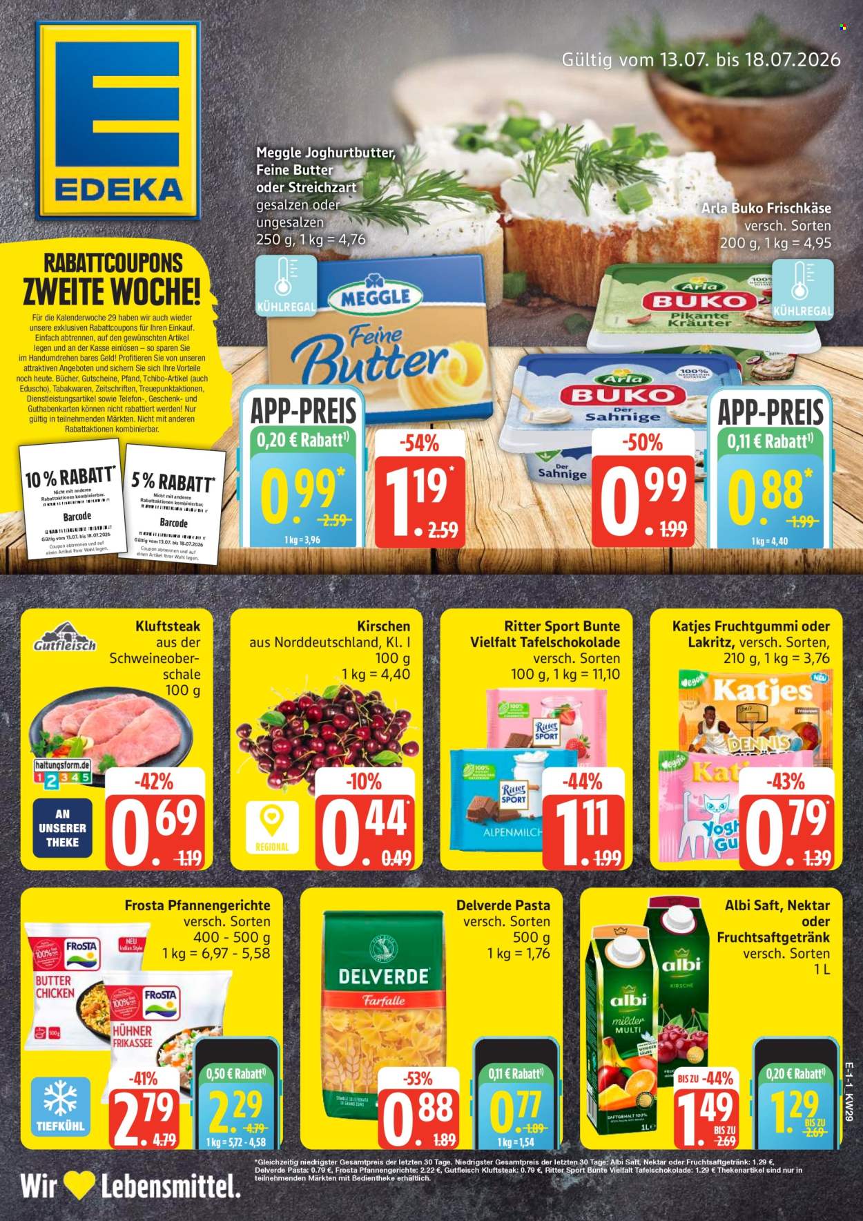 Edeka Prospekte  - 13.07.2026 - 18.07.2026. Seite 1