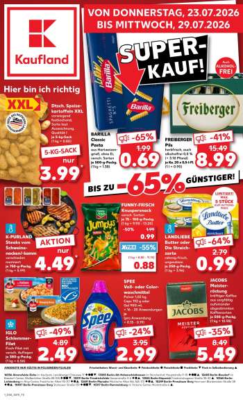 Prospekte Kaufland - 23.07.2026 - 29.07.2026.