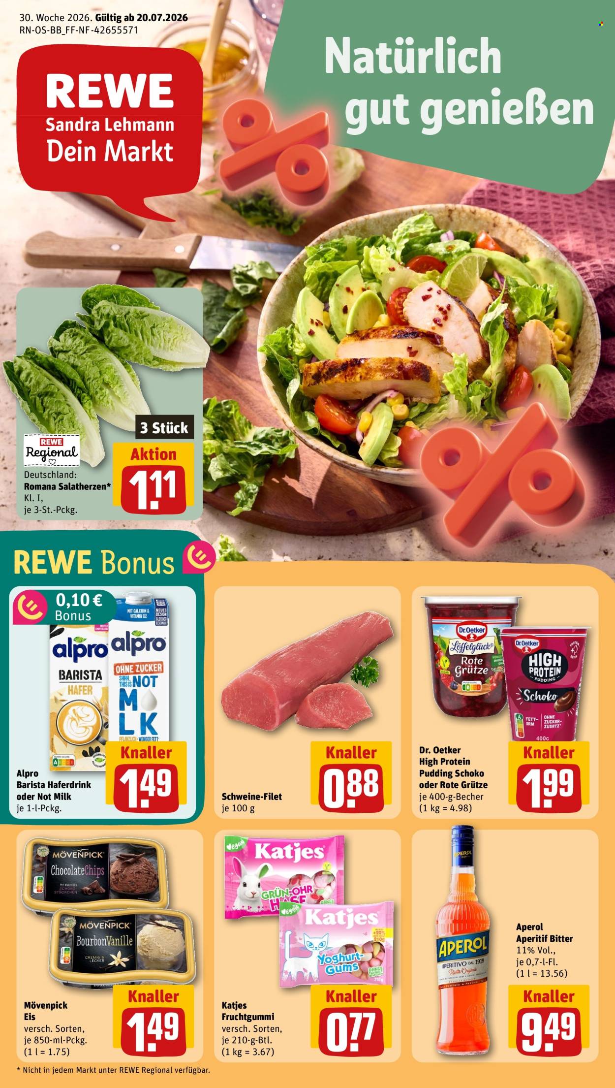 REWE Prospekte  - 20.07.2026 - 26.07.2026. Seite 1