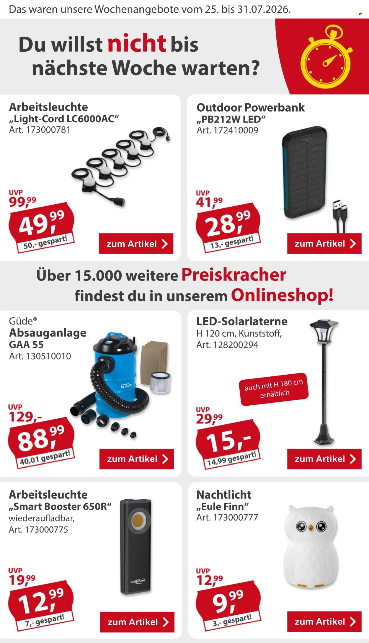 Sonderpreis-Baumarkt Prospekte  - 25.07.2026 - 31.07.2026. Seite 2