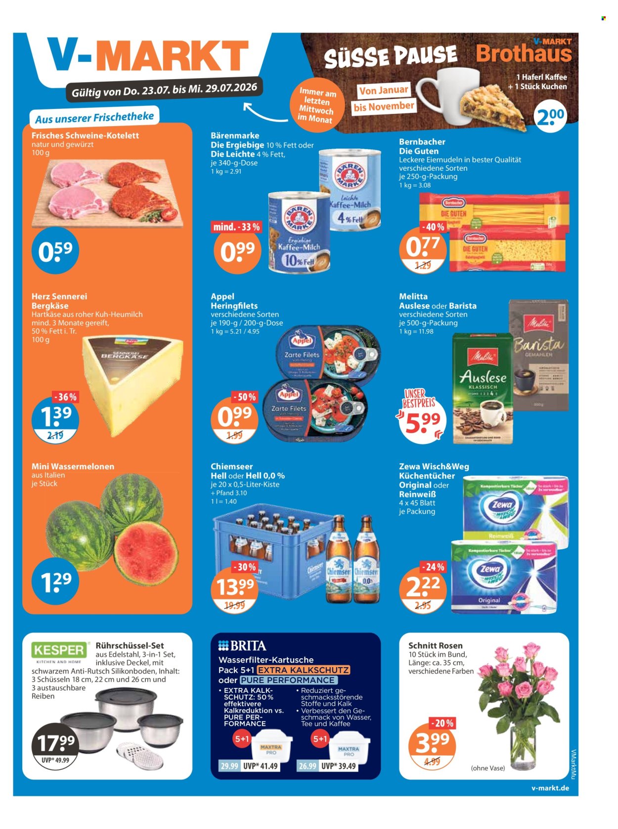 V-Markt Prospekte  - 23.07.2026 - 29.07.2026. Seite 1