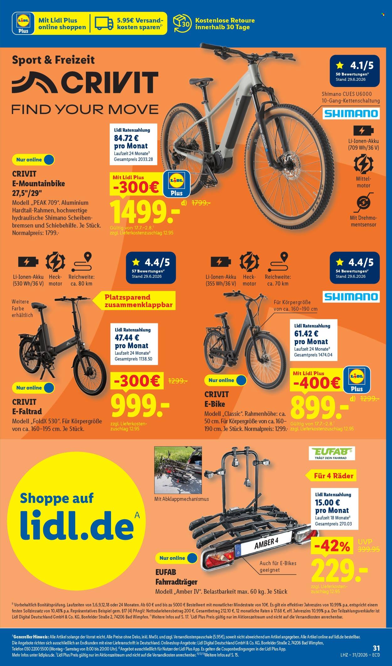 Lidl Prospekte  - 27.07.2026 - 1.08.2026. Seite 25