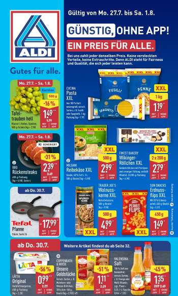 Prospekte ALDI Nord - 27.07.2026 - 1.08.2026.