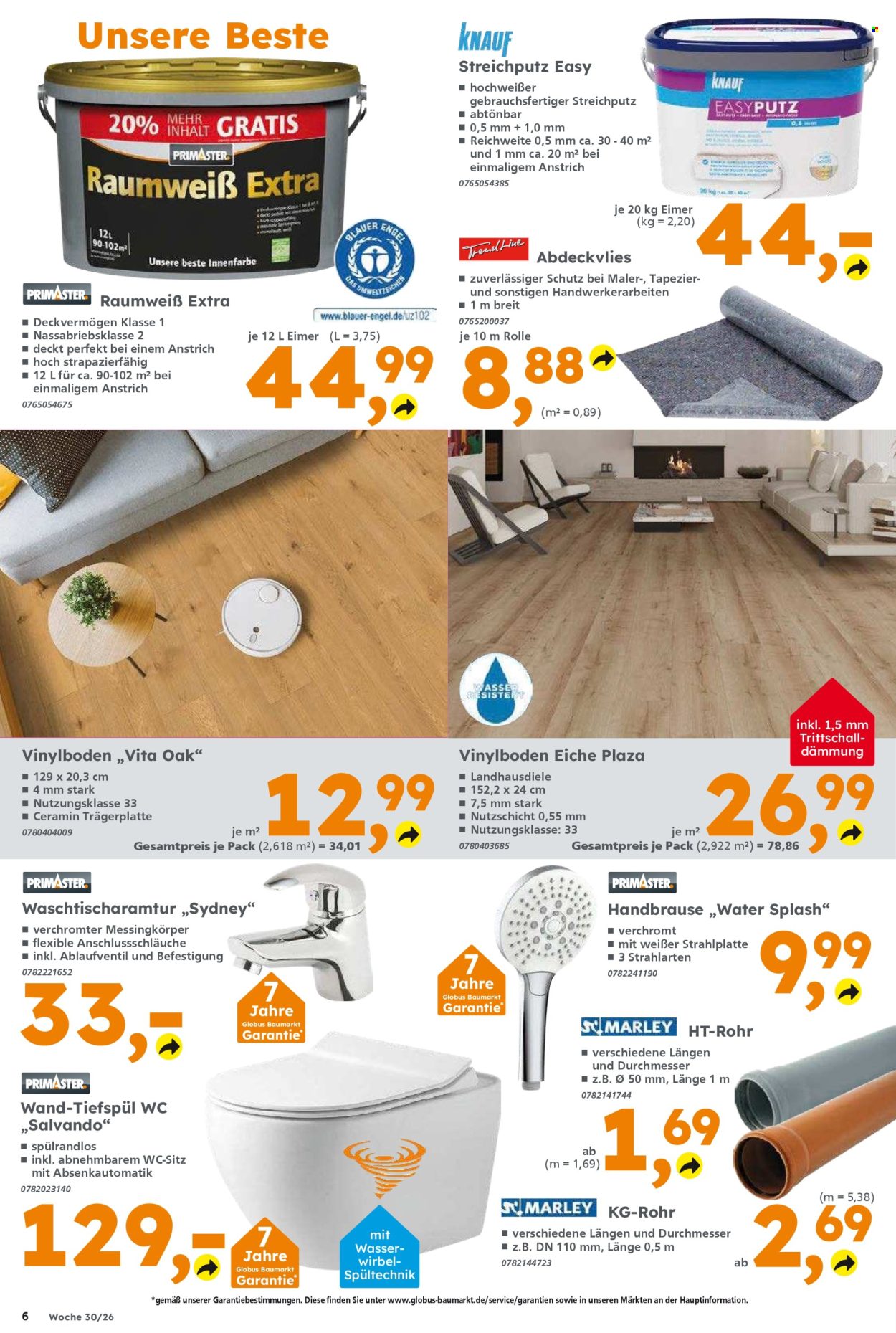 Globus Baumarkt Prospekte  - 20.07.2026 - 25.07.2026. Seite 6