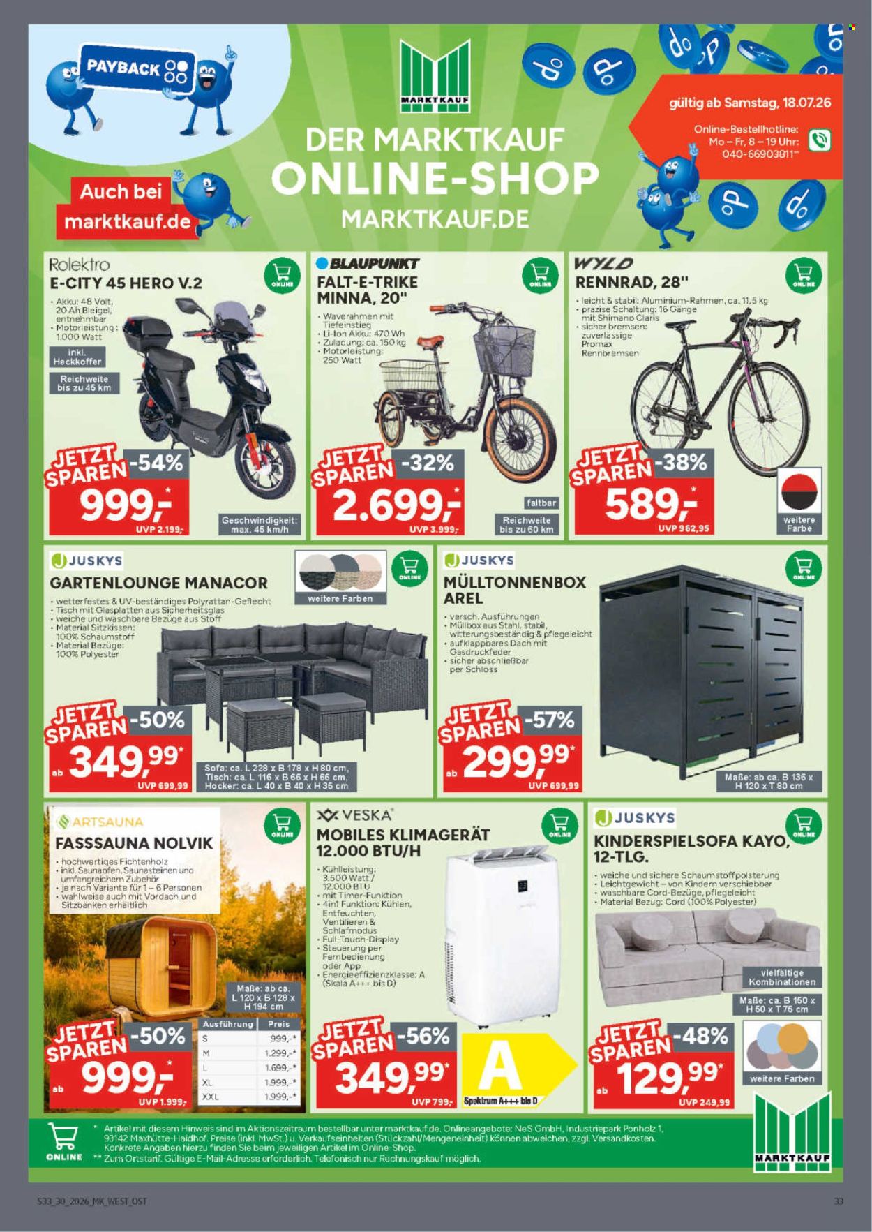 Marktkauf Prospekte  - 20.07.2026 - 25.07.2026. Seite 33
