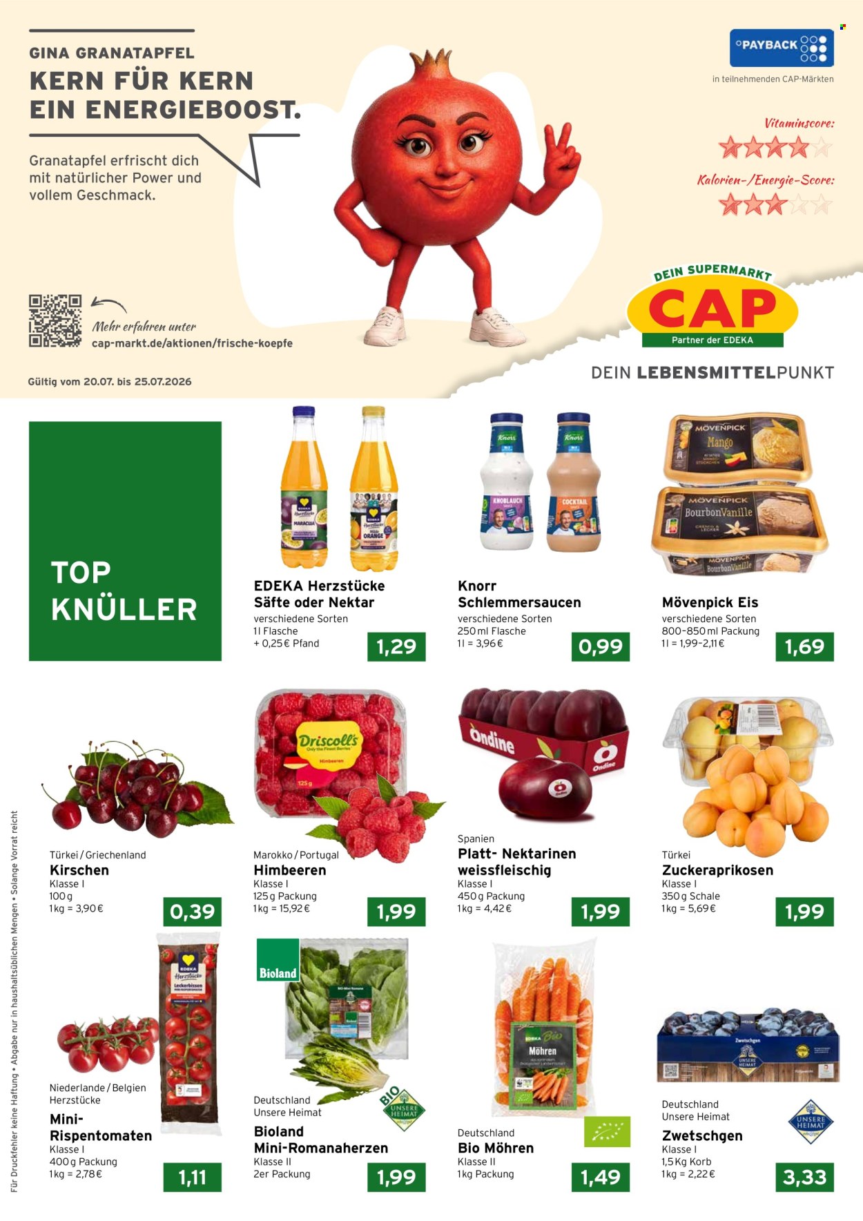 CAP-Markt Prospekte  - 20.07.2026 - 25.07.2026. Seite 1