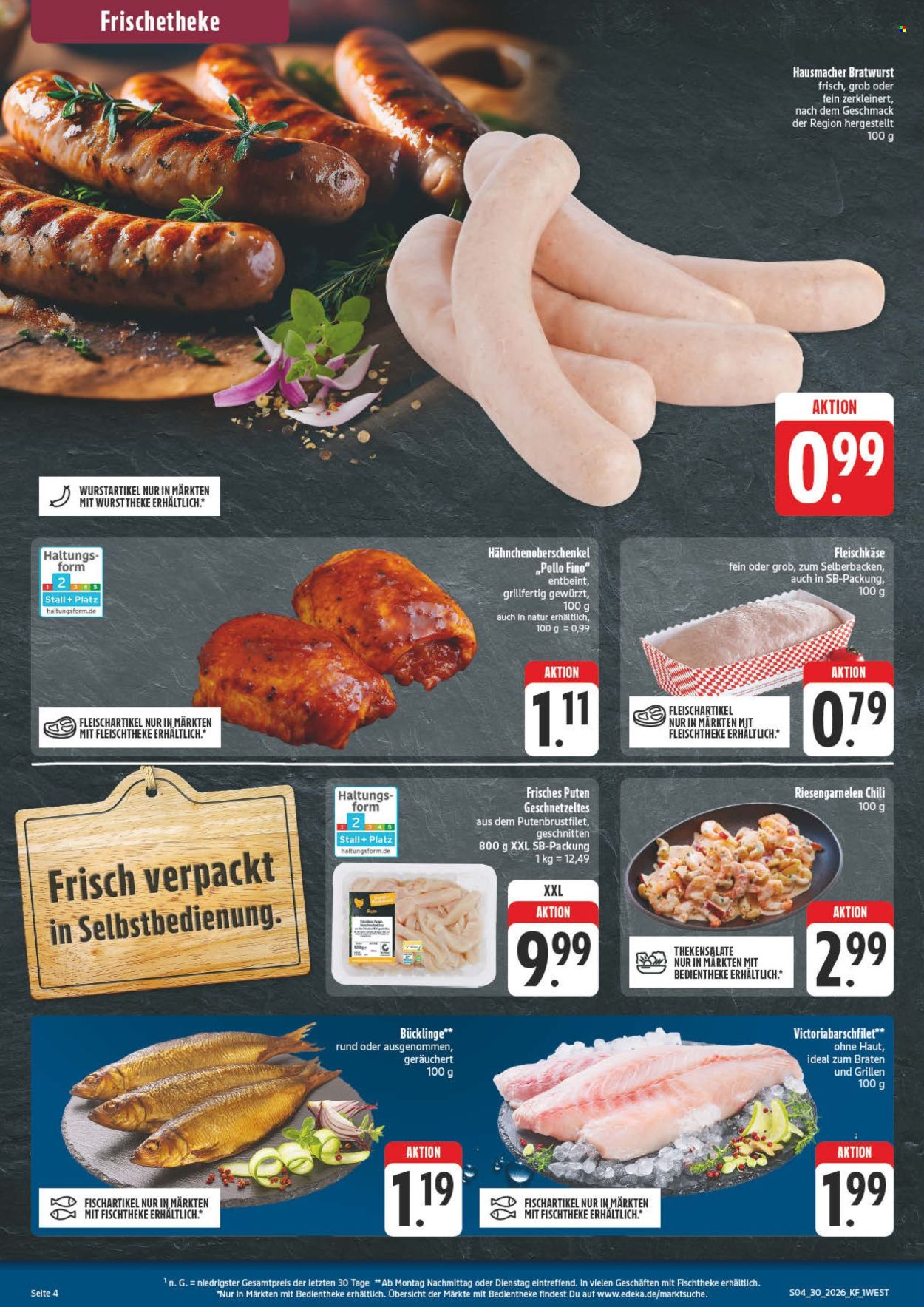 Leták Edeka - 20.7.2026 - 25.7.2026. Strana 4
