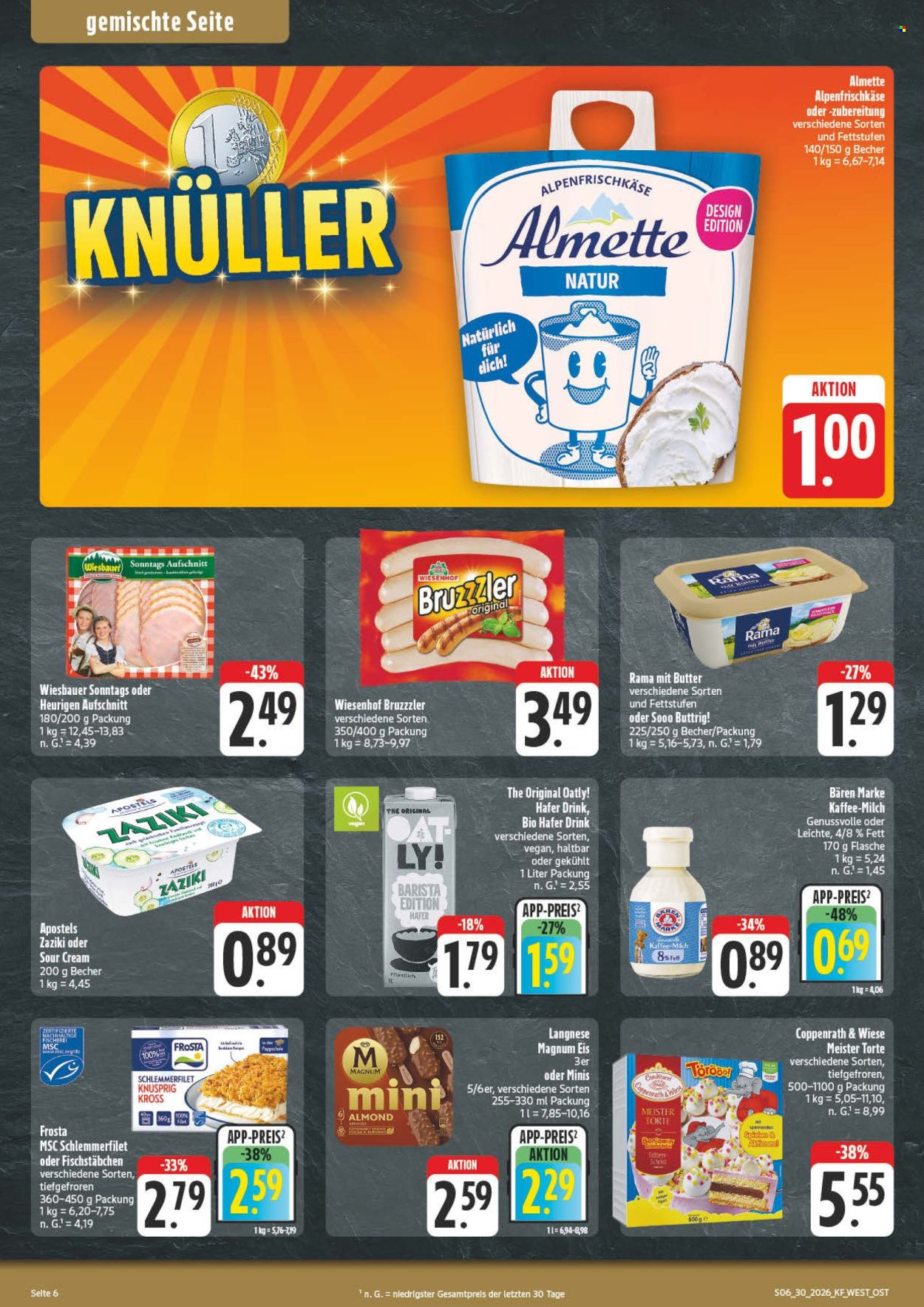 Leták Edeka - 20.7.2026 - 25.7.2026. Strana 6