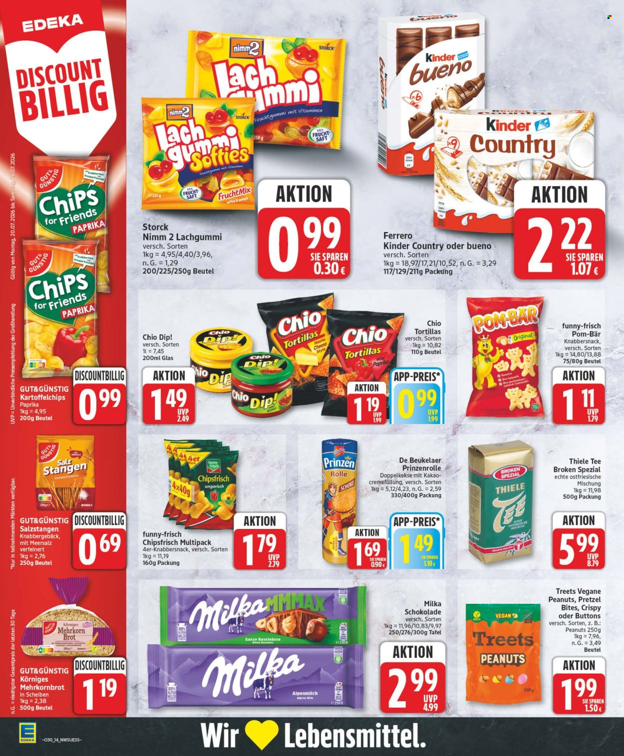 Leták Edeka - 20.7.2026 - 25.7.2026. Strana 14