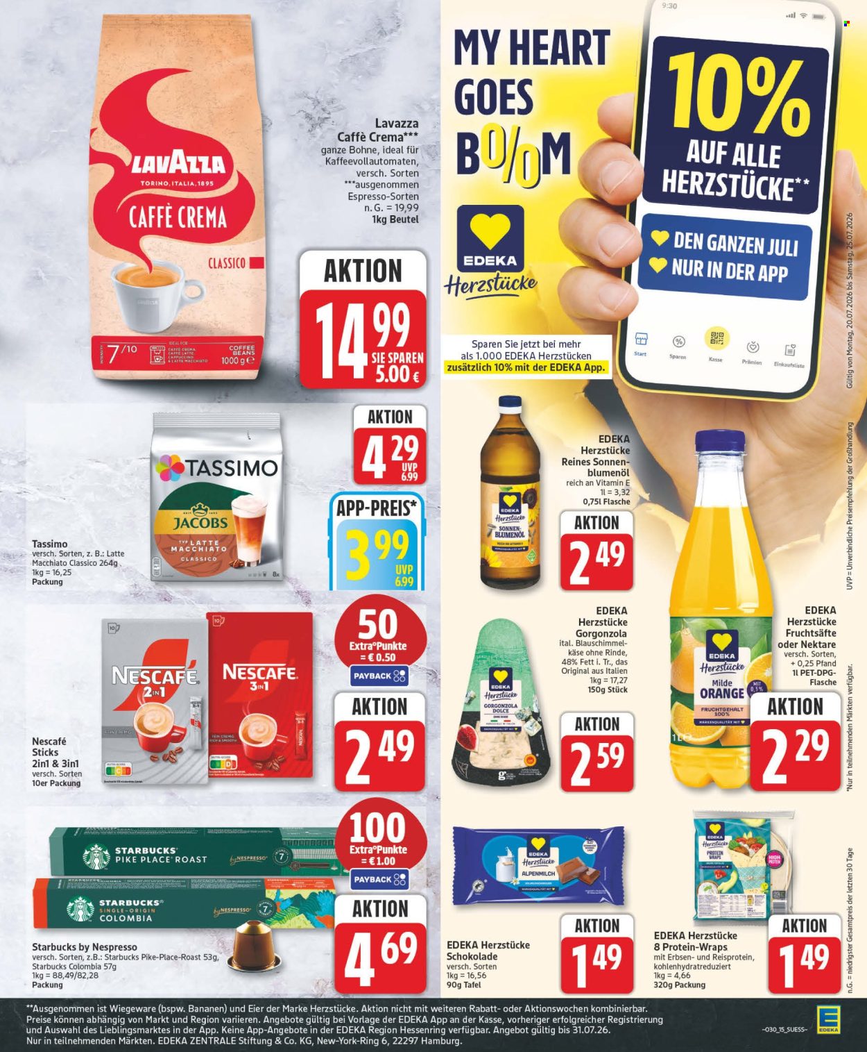 Leták Edeka - 20.7.2026 - 25.7.2026. Strana 15