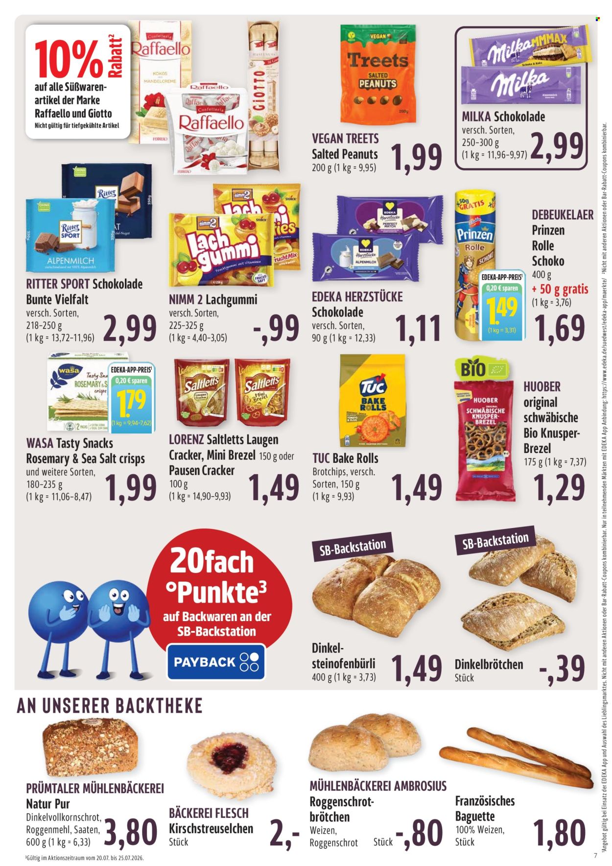 Leták Edeka - 20.7.2026 - 25.7.2026. Strana 7