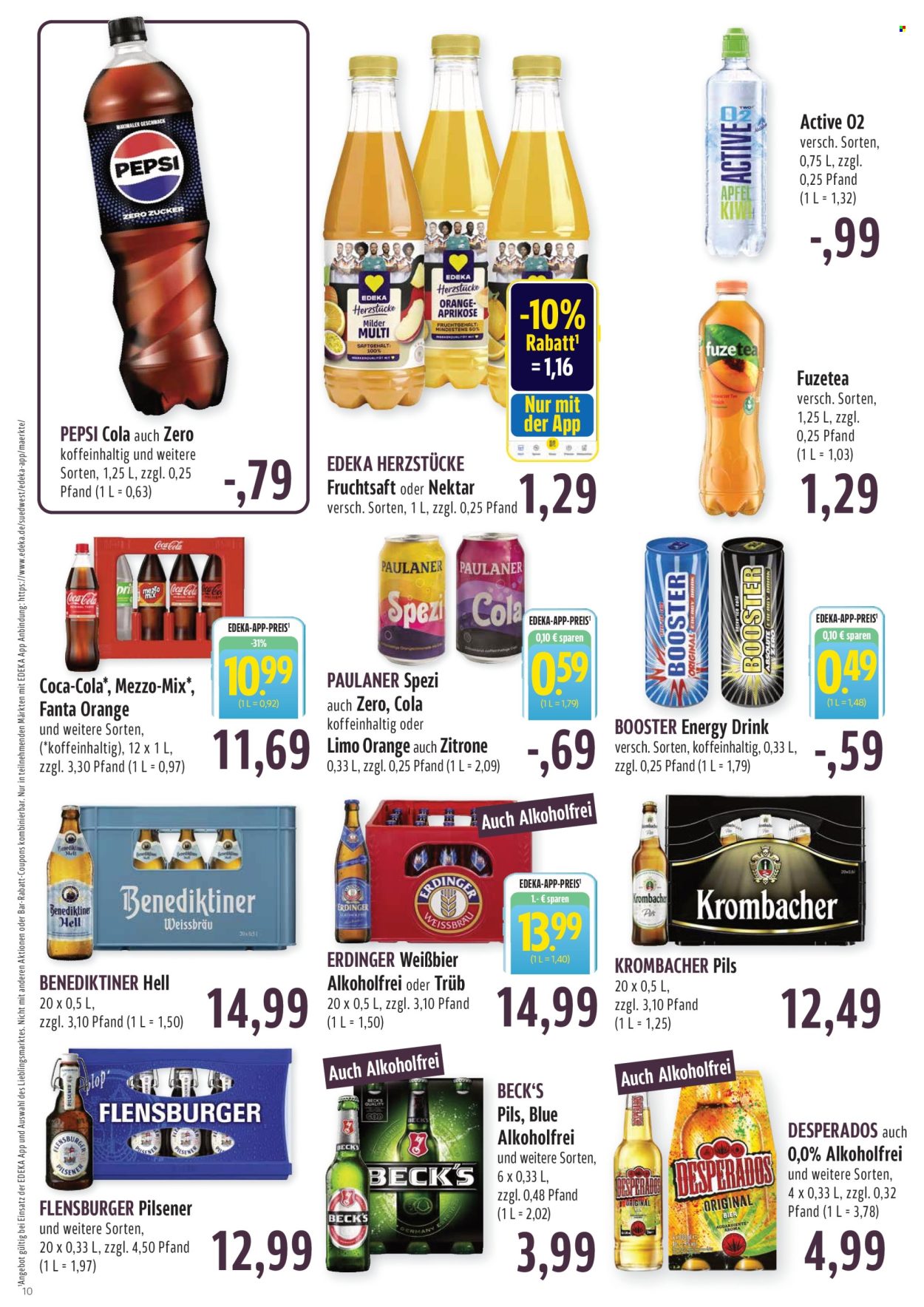 Leták Edeka - 20.7.2026 - 25.7.2026. Strana 10