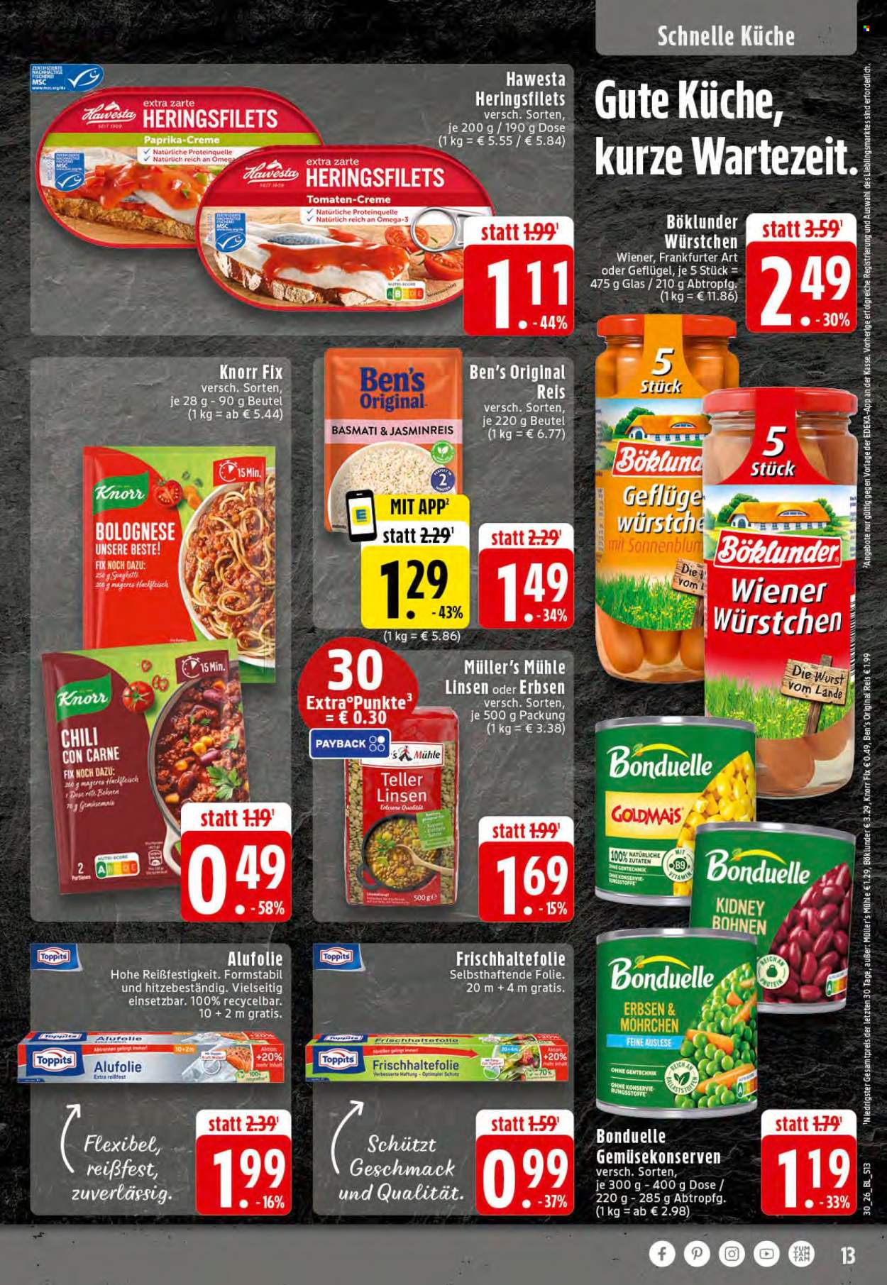 Leták Edeka - 20.7.2026 - 25.7.2026. Strana 13