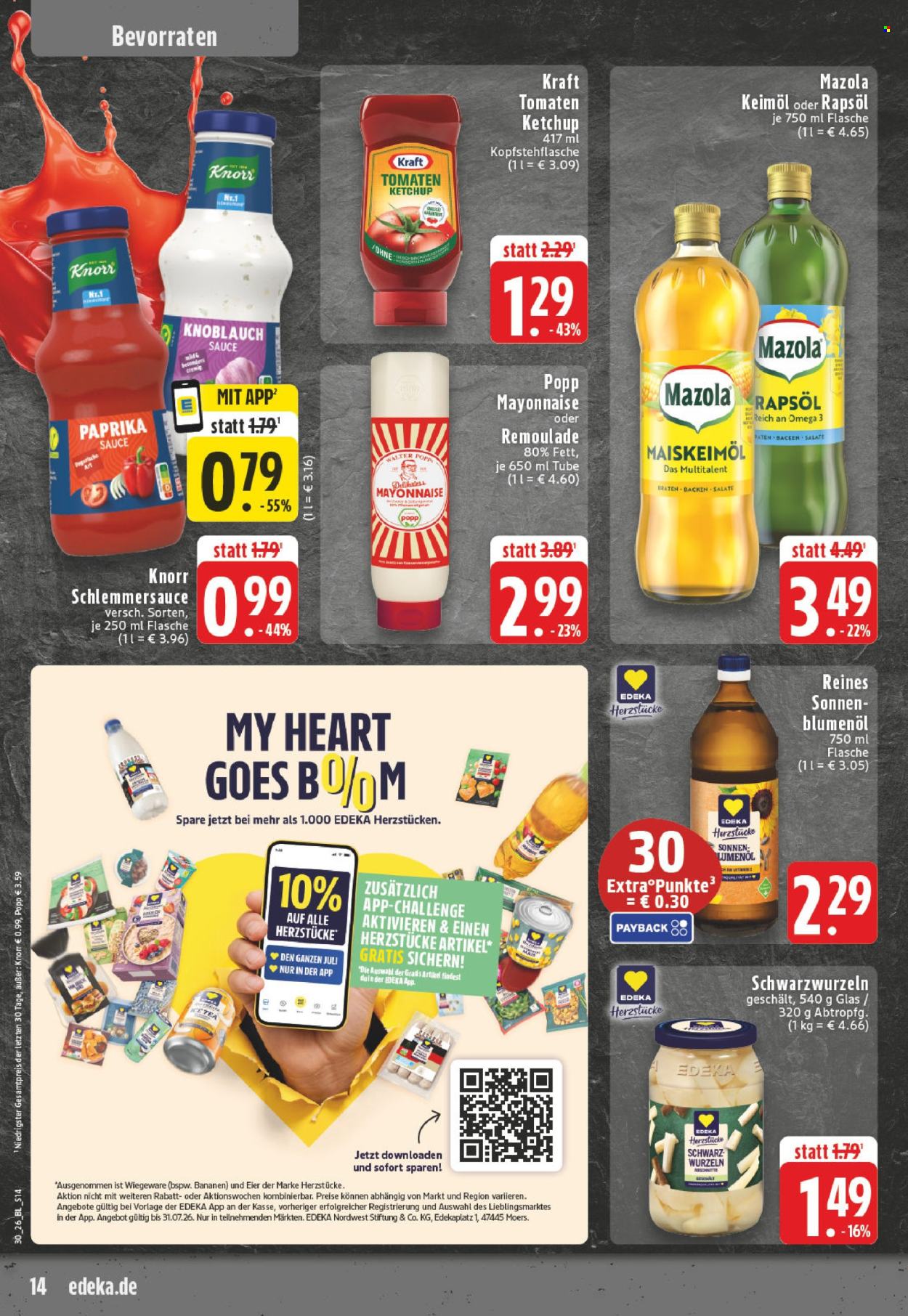 Leták Edeka - 20.7.2026 - 25.7.2026. Strana 14