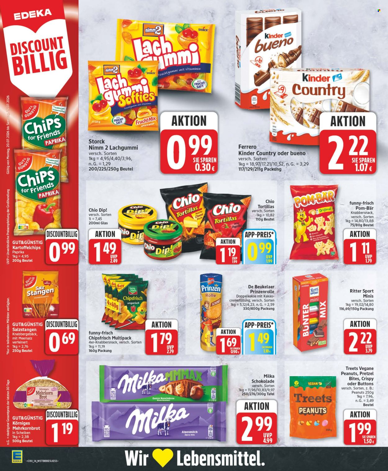 Leták Edeka - 20.7.2026 - 25.7.2026. Strana 14