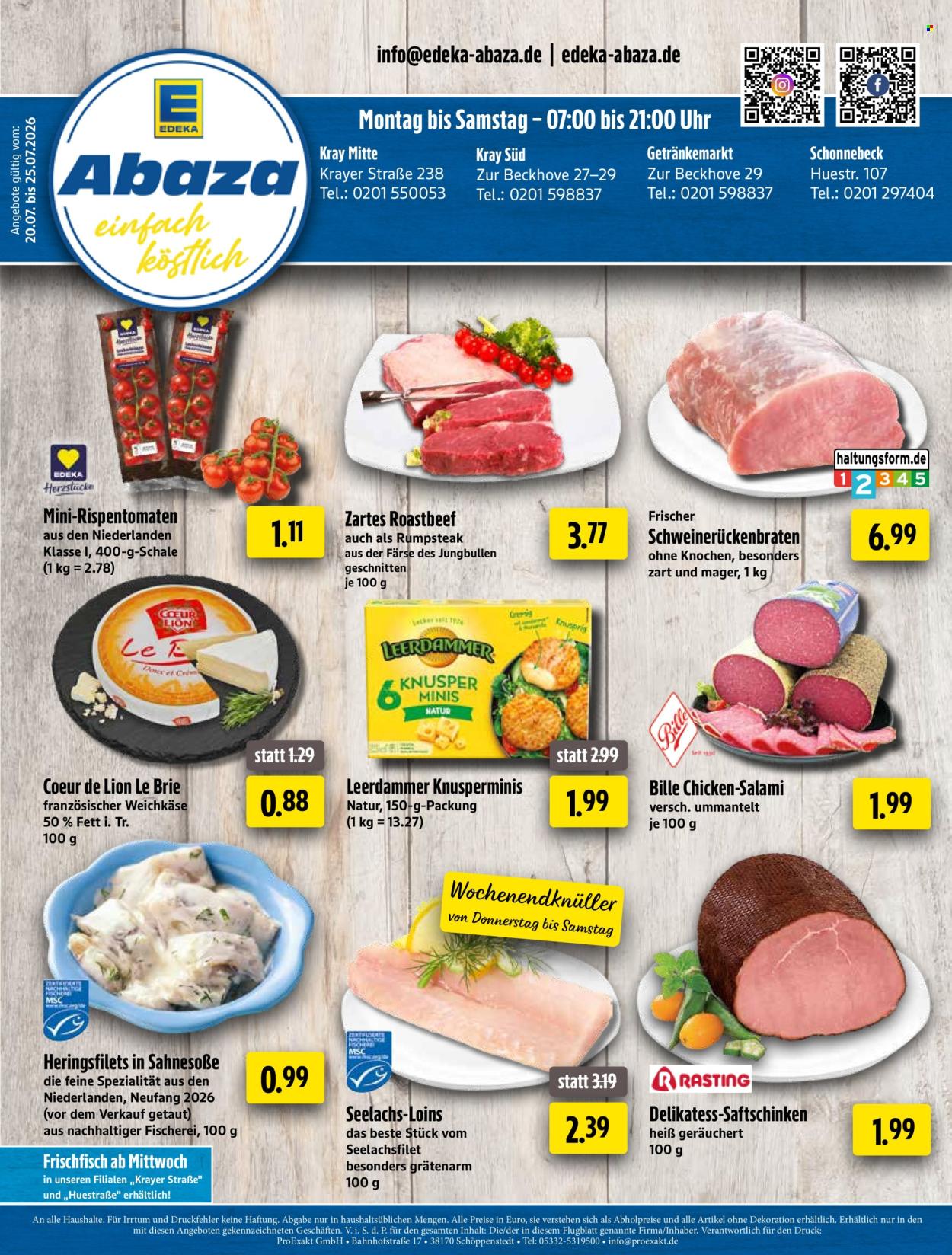 Edeka Getränkemarkt Prospekte  - 20.07.2026 - 25.07.2026. Seite 1