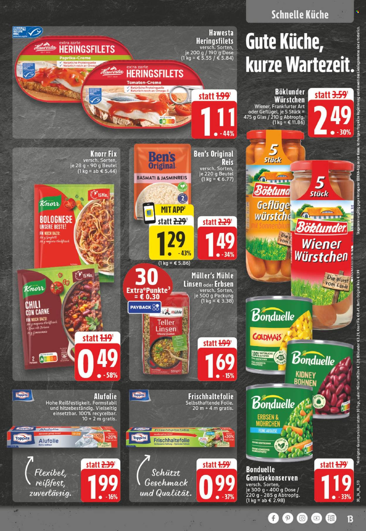 Leták Edeka - 20.7.2026 - 25.7.2026. Strana 13