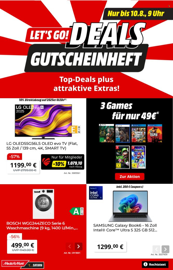 MediaMarkt Prospekte  - 20.07.2026 - 10.08.2026. Seite 1