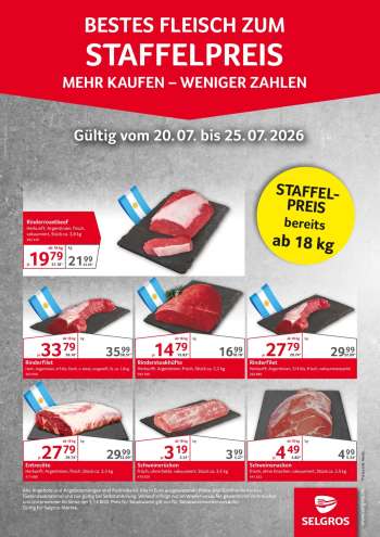 Prospekte Selgros - 20.07.2026 - 25.07.2026.