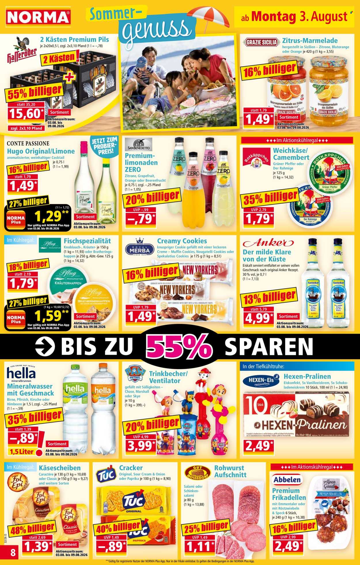 Norma Prospekte  - 3.08.2026 - 9.08.2026. Seite 8