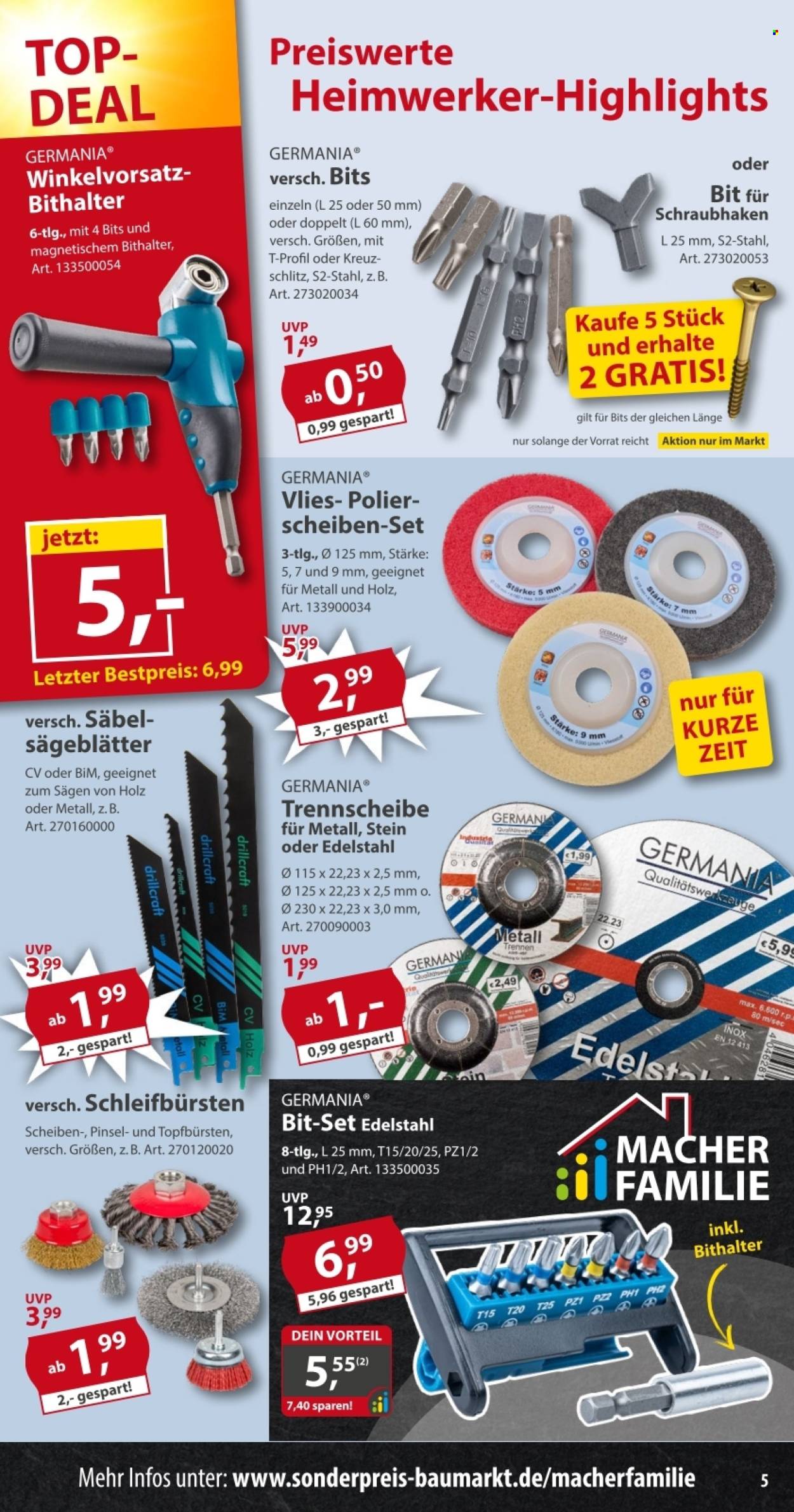 Sonderpreis-Baumarkt Prospekte  - 1.08.2026 - 7.08.2026. Seite 5