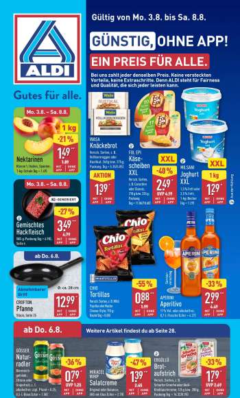 Prospekte ALDI Nord - 3.08.2026 - 8.08.2026.