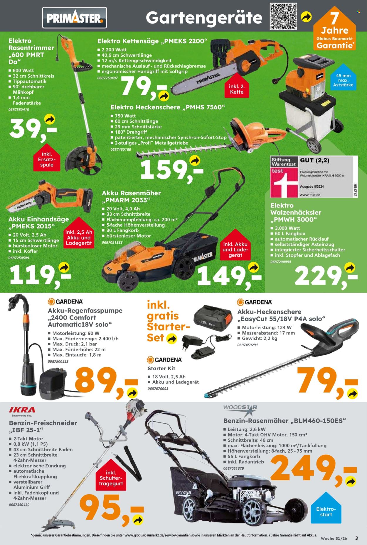 Globus Baumarkt Prospekte  - 27.07.2026 - 1.08.2026. Seite 3