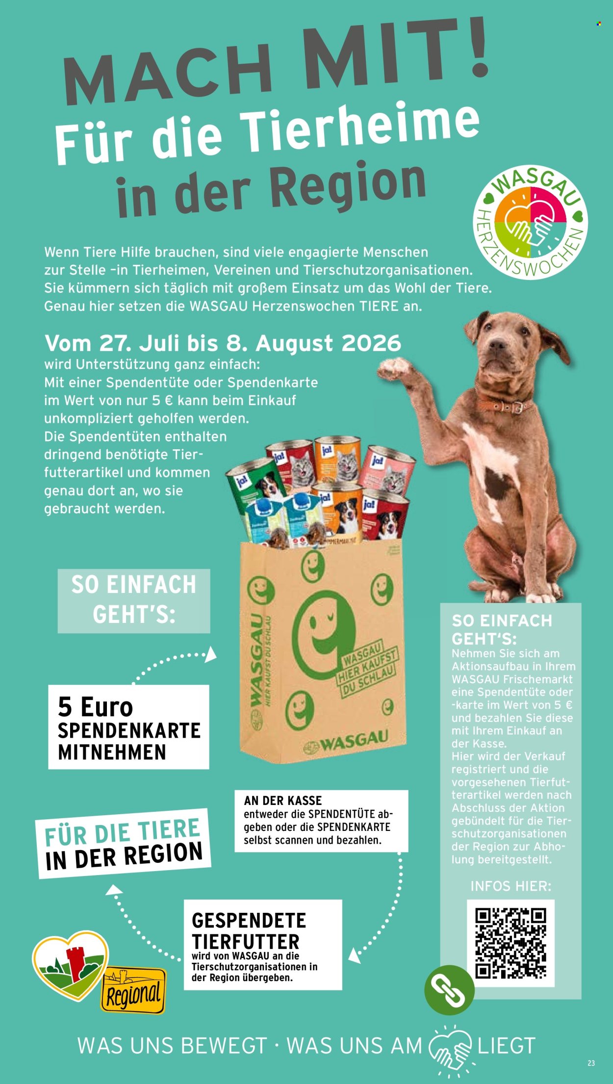Wasgau Prospekte  - 27.07.2026 - 1.08.2026. Seite 23