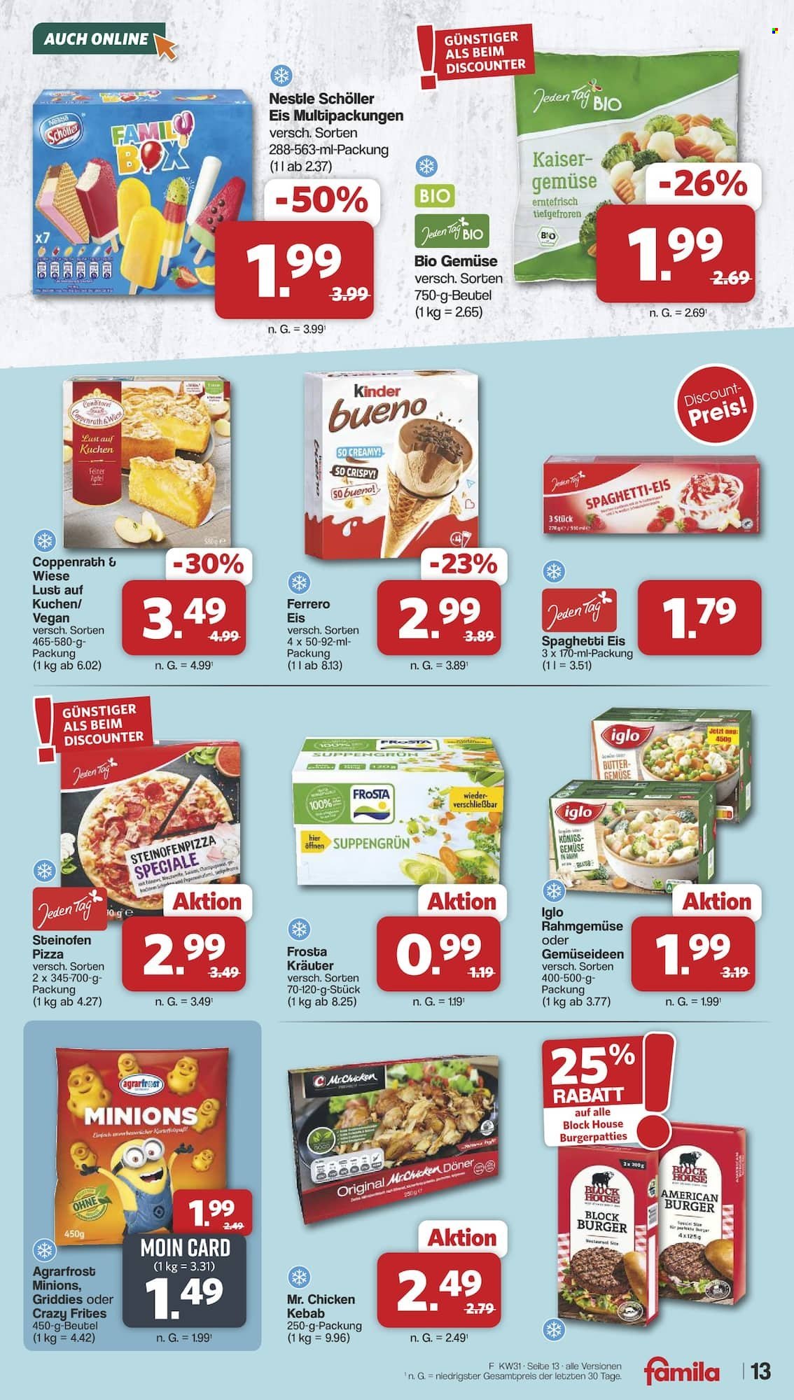 famila Prospekte  - 27.07.2026 - 1.08.2026. Seite 13