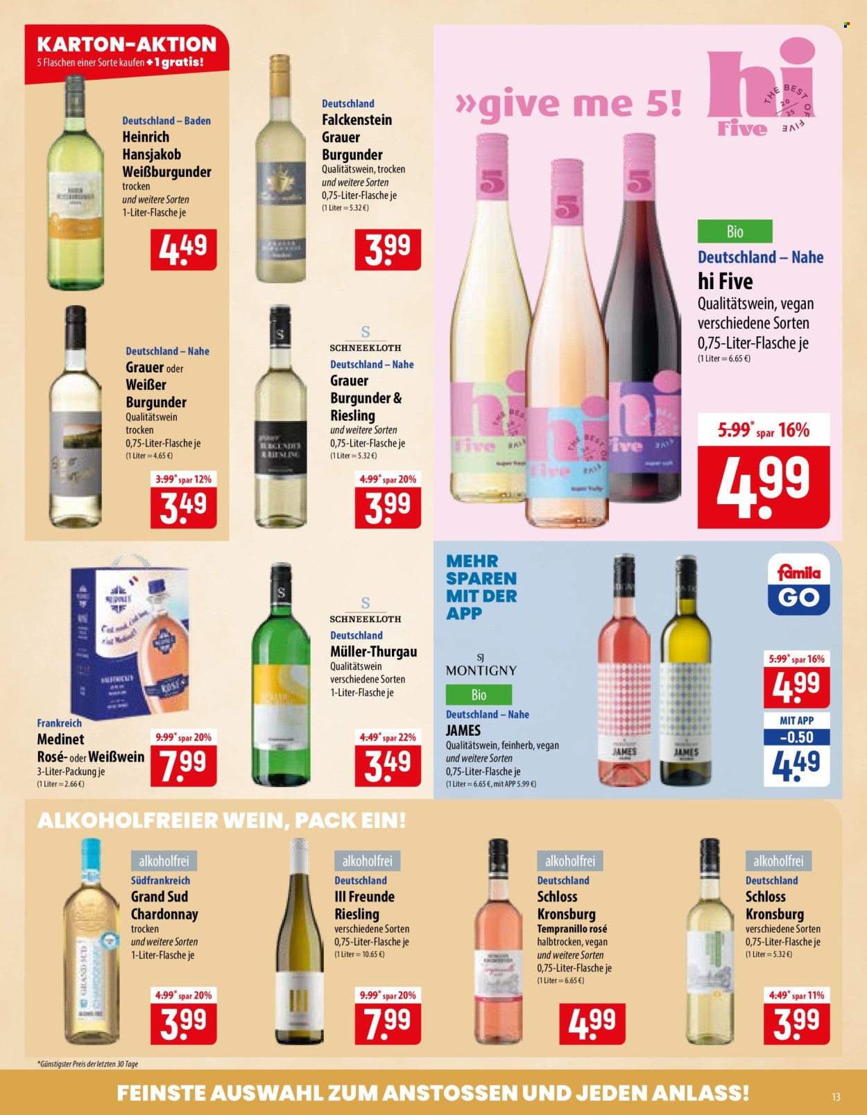 famila Prospekte  - 27.07.2026 - 1.08.2026. Seite 13