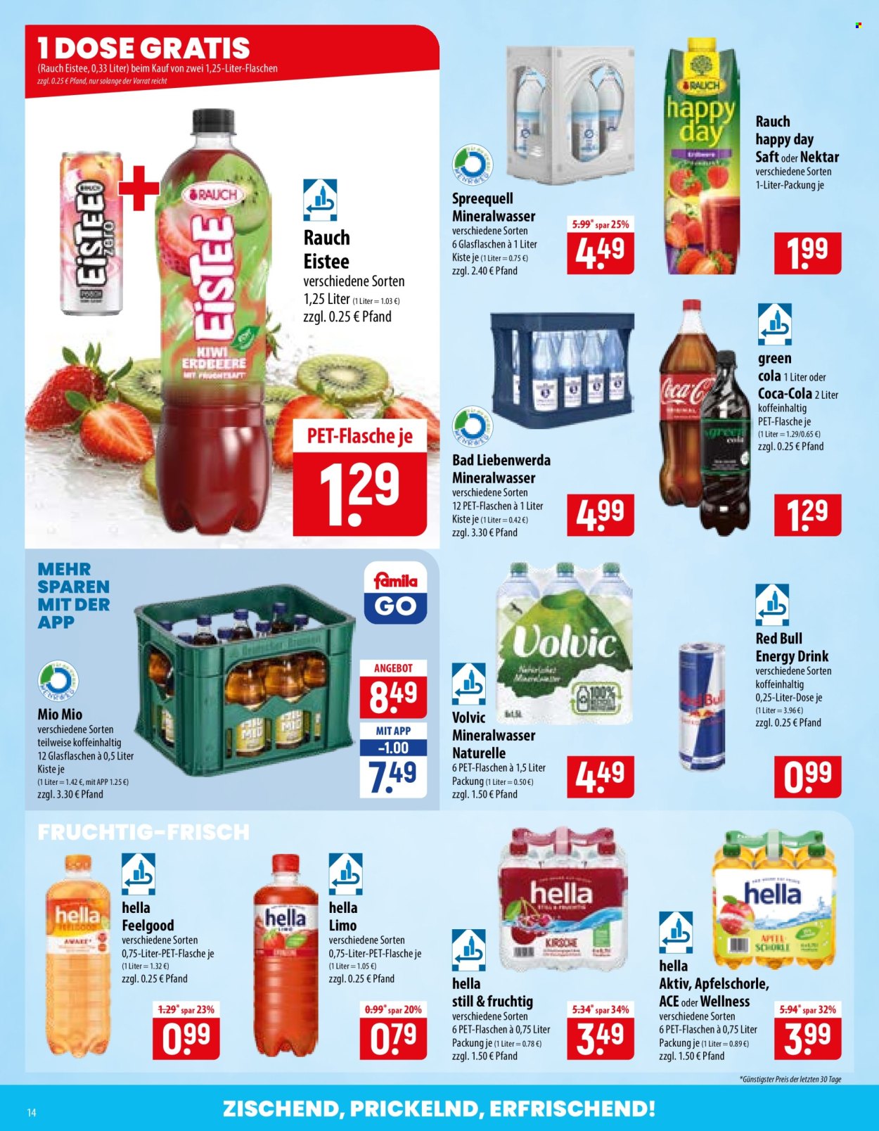famila Prospekte  - 27.07.2026 - 1.08.2026. Seite 14