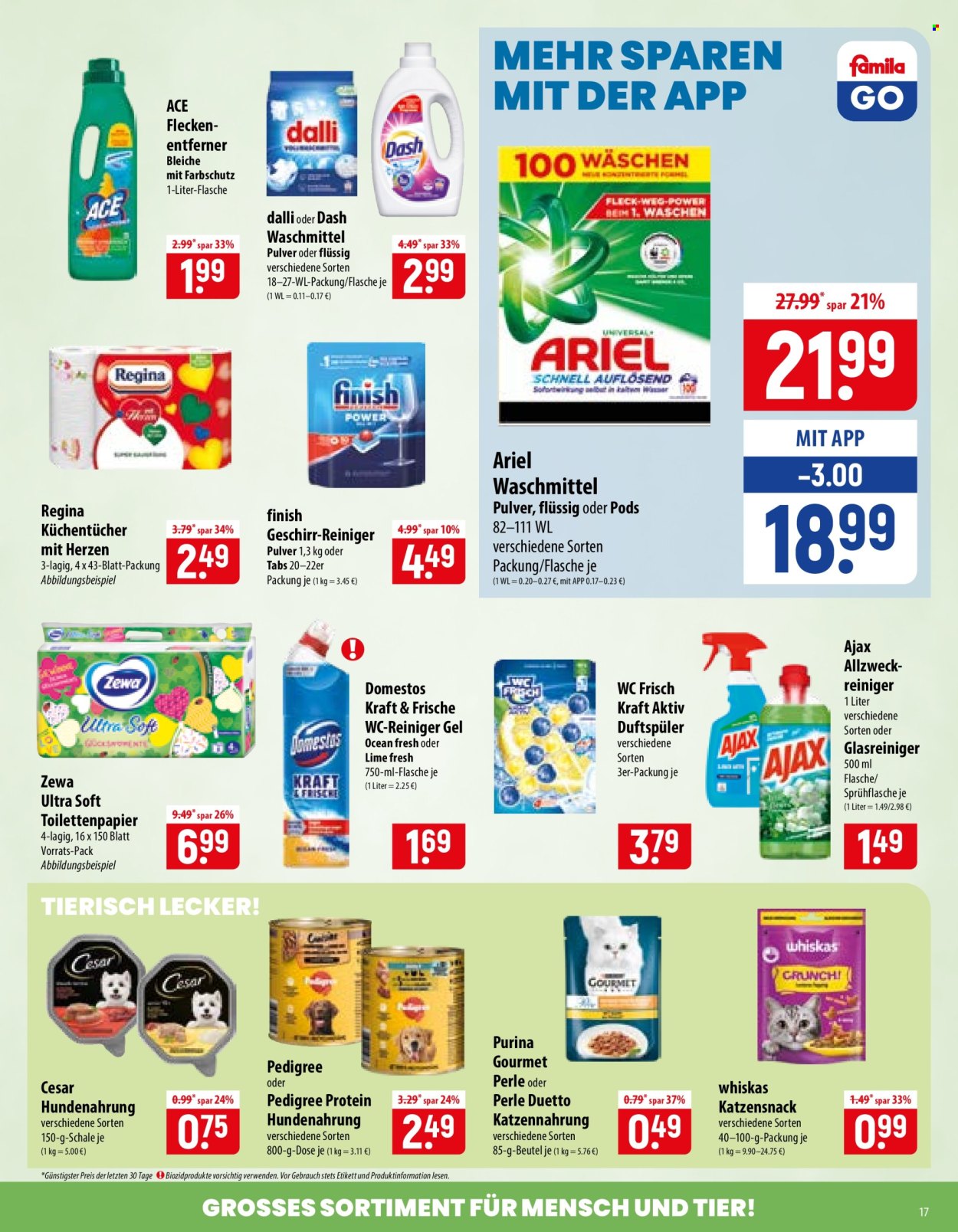 famila Prospekte  - 27.07.2026 - 1.08.2026. Seite 17