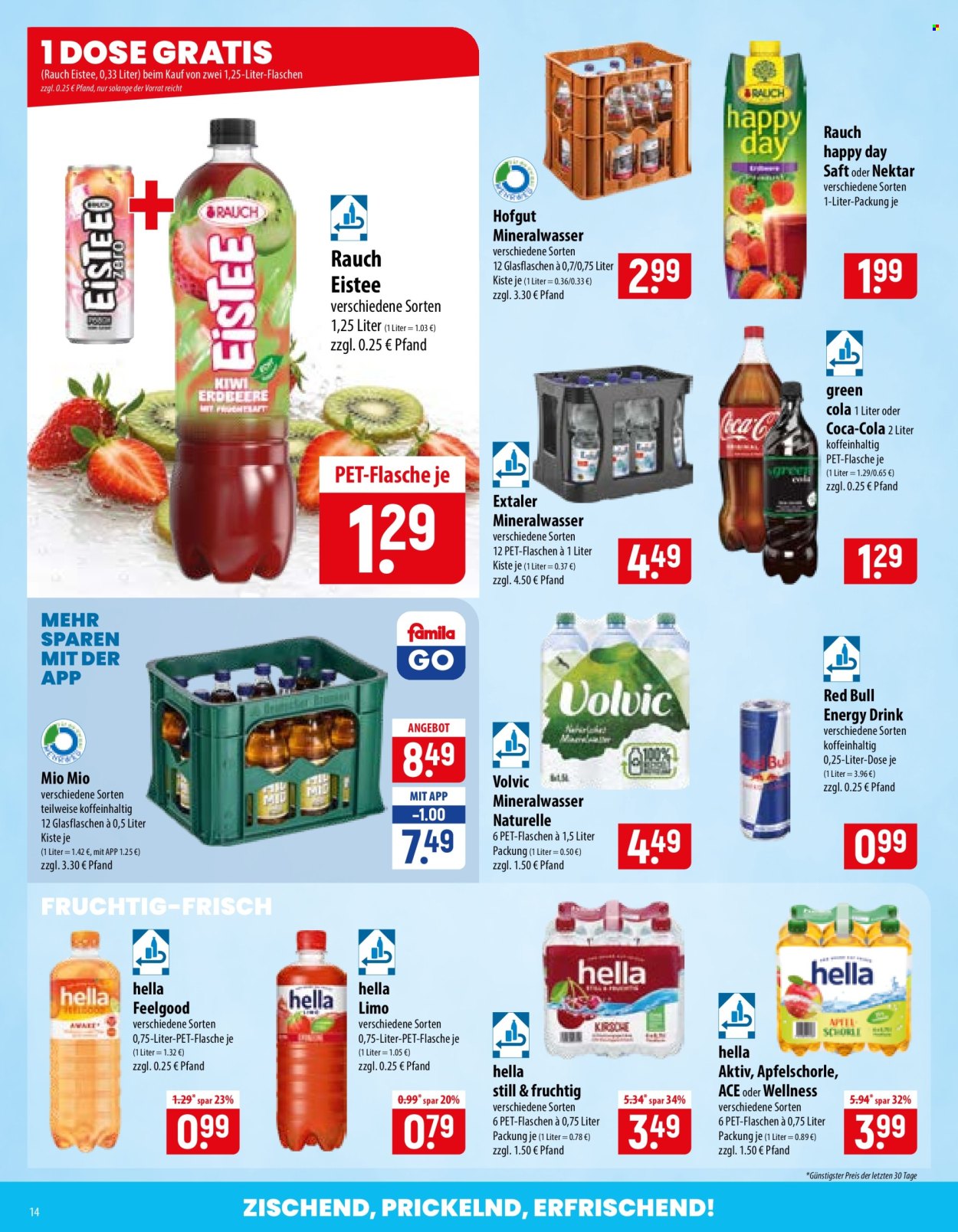famila Prospekte  - 27.07.2026 - 1.08.2026. Seite 14