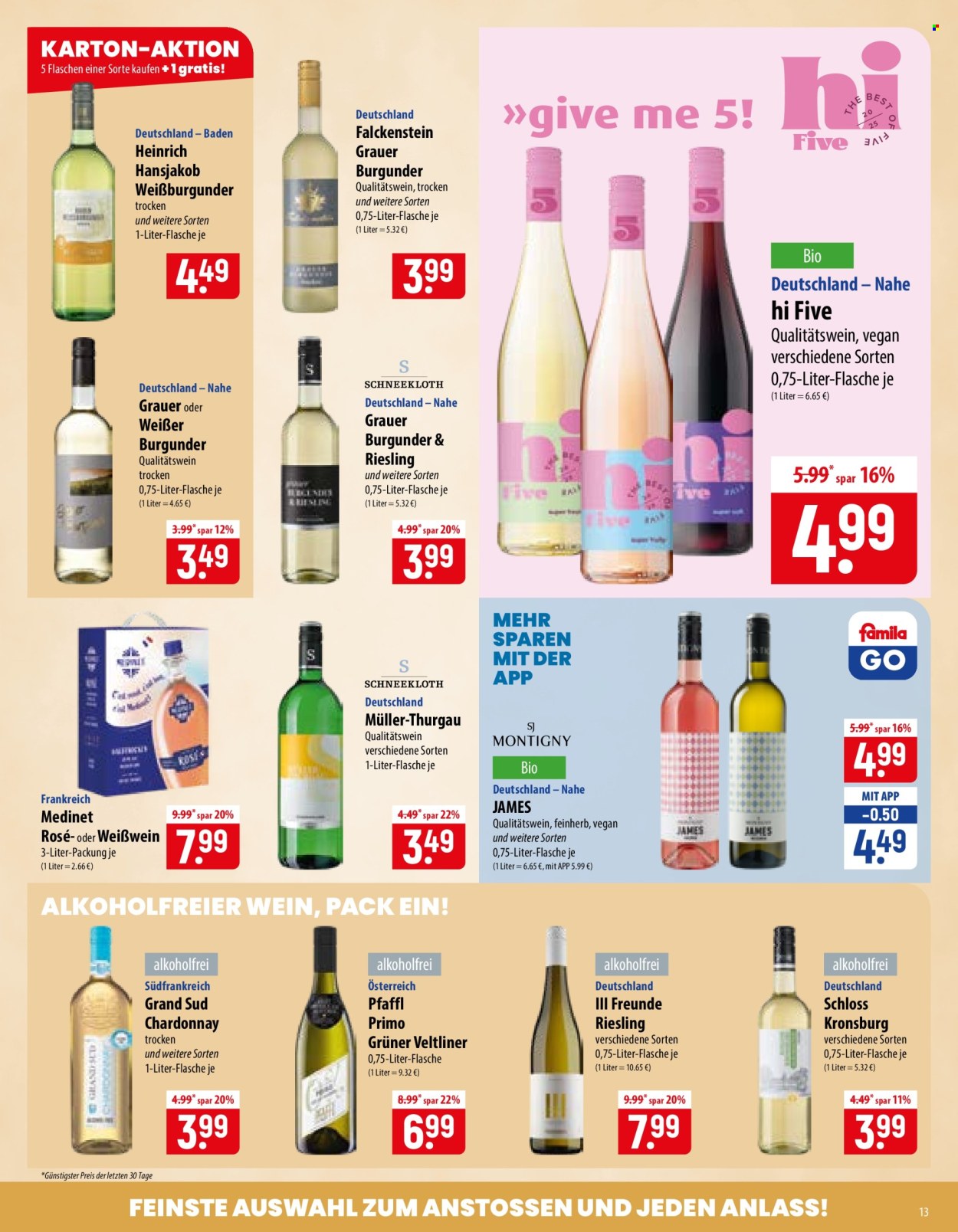 famila Prospekte  - 27.07.2026 - 1.08.2026. Seite 13