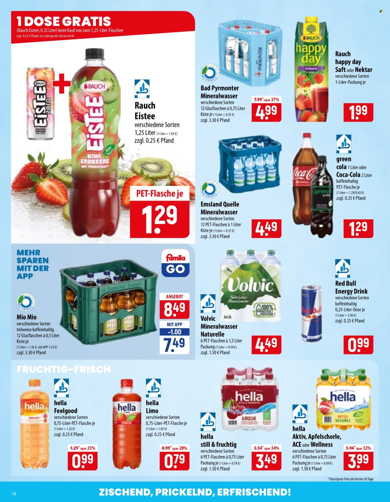 famila Prospekte  - 27.07.2026 - 1.08.2026. Seite 14