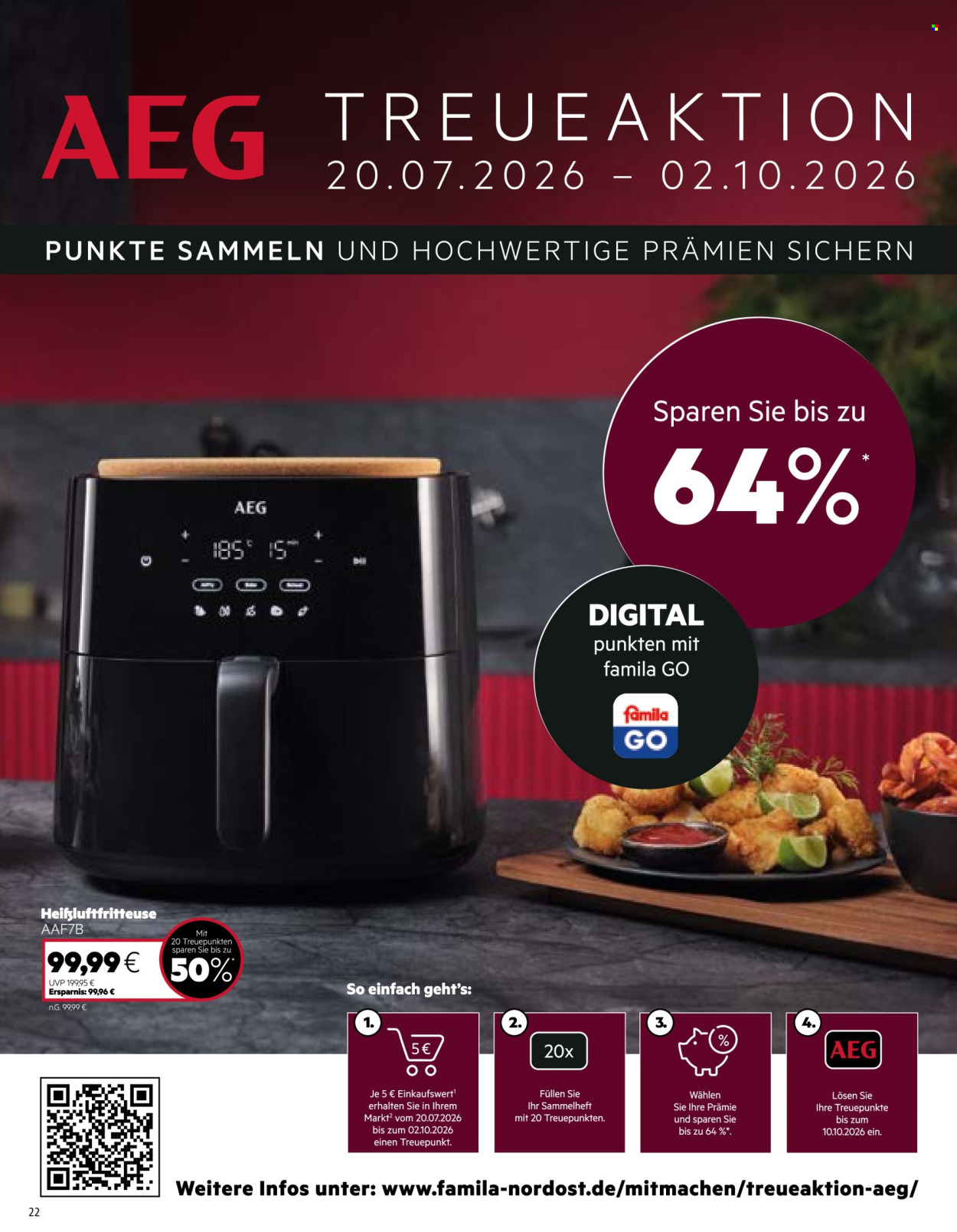 famila Prospekte  - 27.07.2026 - 1.08.2026. Seite 22