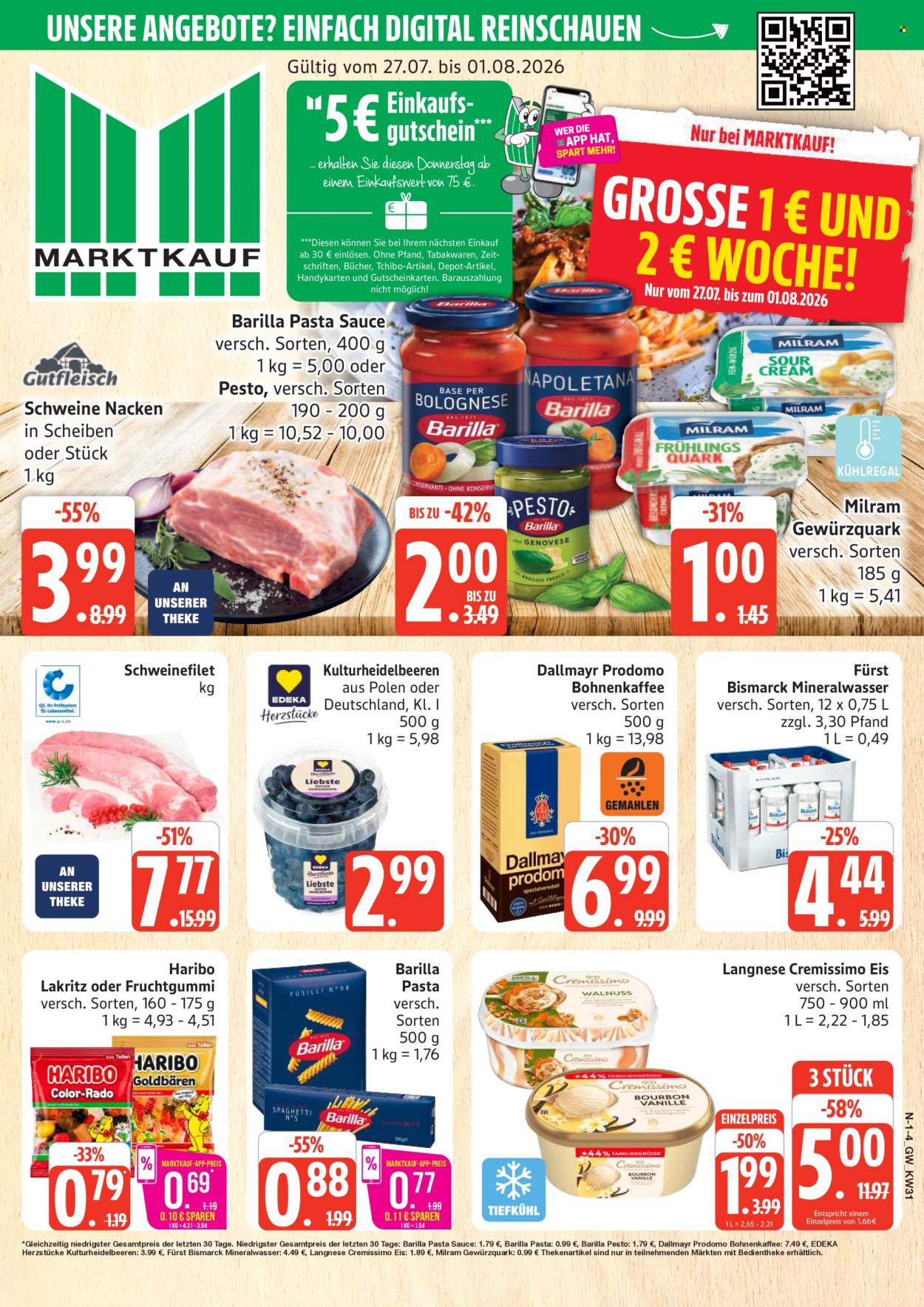 Marktkauf Prospekte  - 27.07.2026 - 1.08.2026. Seite 1