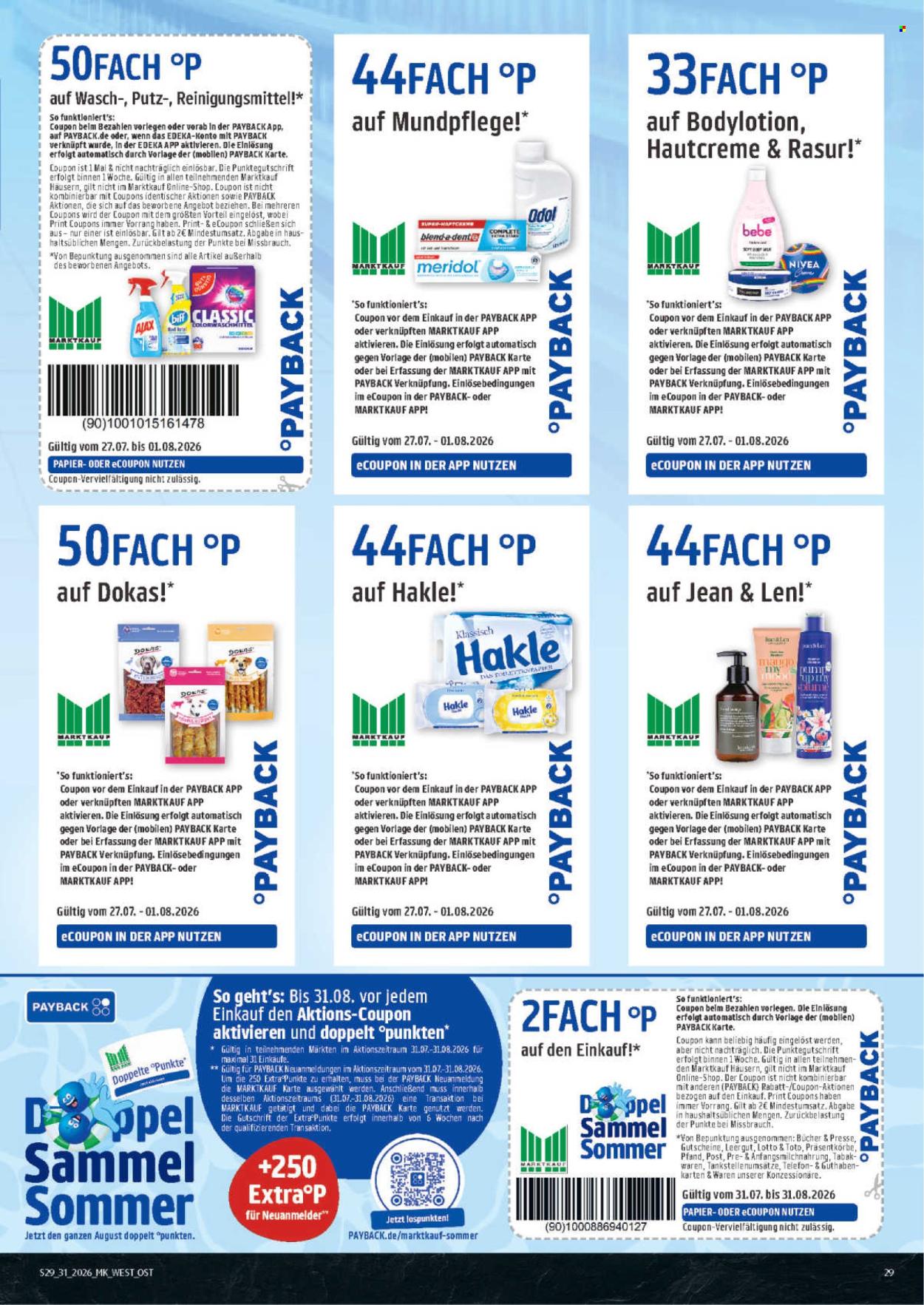 Marktkauf Prospekte  - 27.07.2026 - 1.08.2026. Seite 29