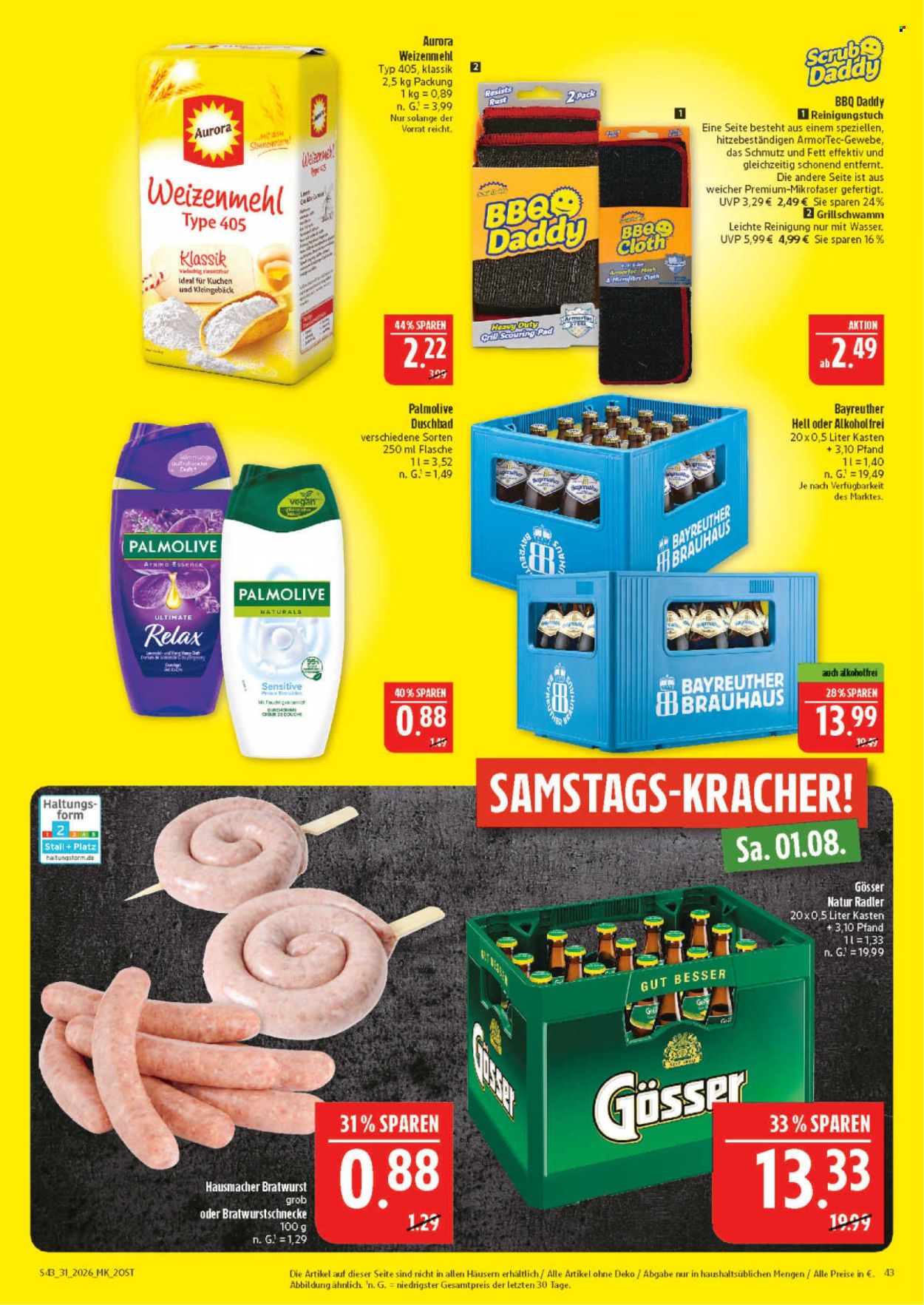Marktkauf Prospekte  - 27.07.2026 - 1.08.2026. Seite 43