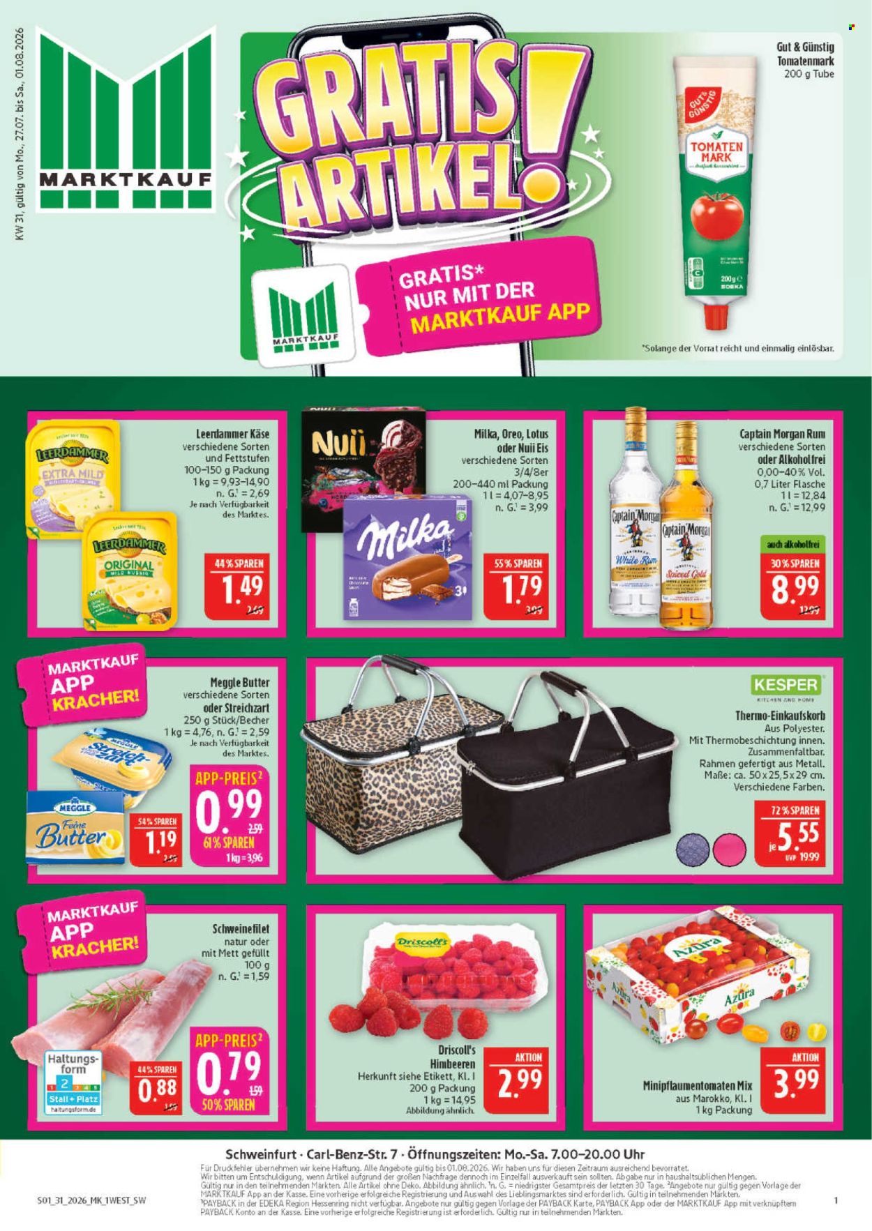 Marktkauf Prospekte  - 27.07.2026 - 1.08.2026. Seite 1