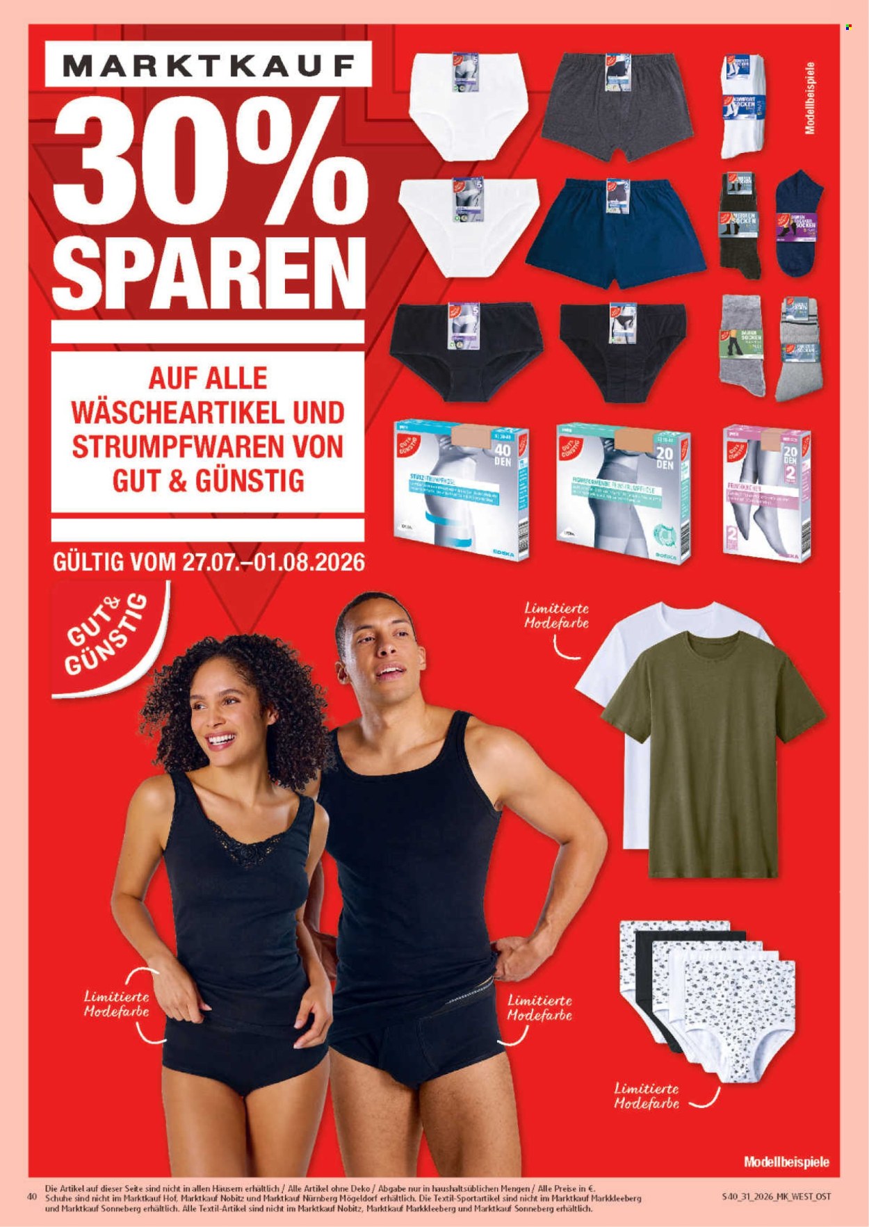 Marktkauf Prospekte  - 27.07.2026 - 1.08.2026. Seite 40